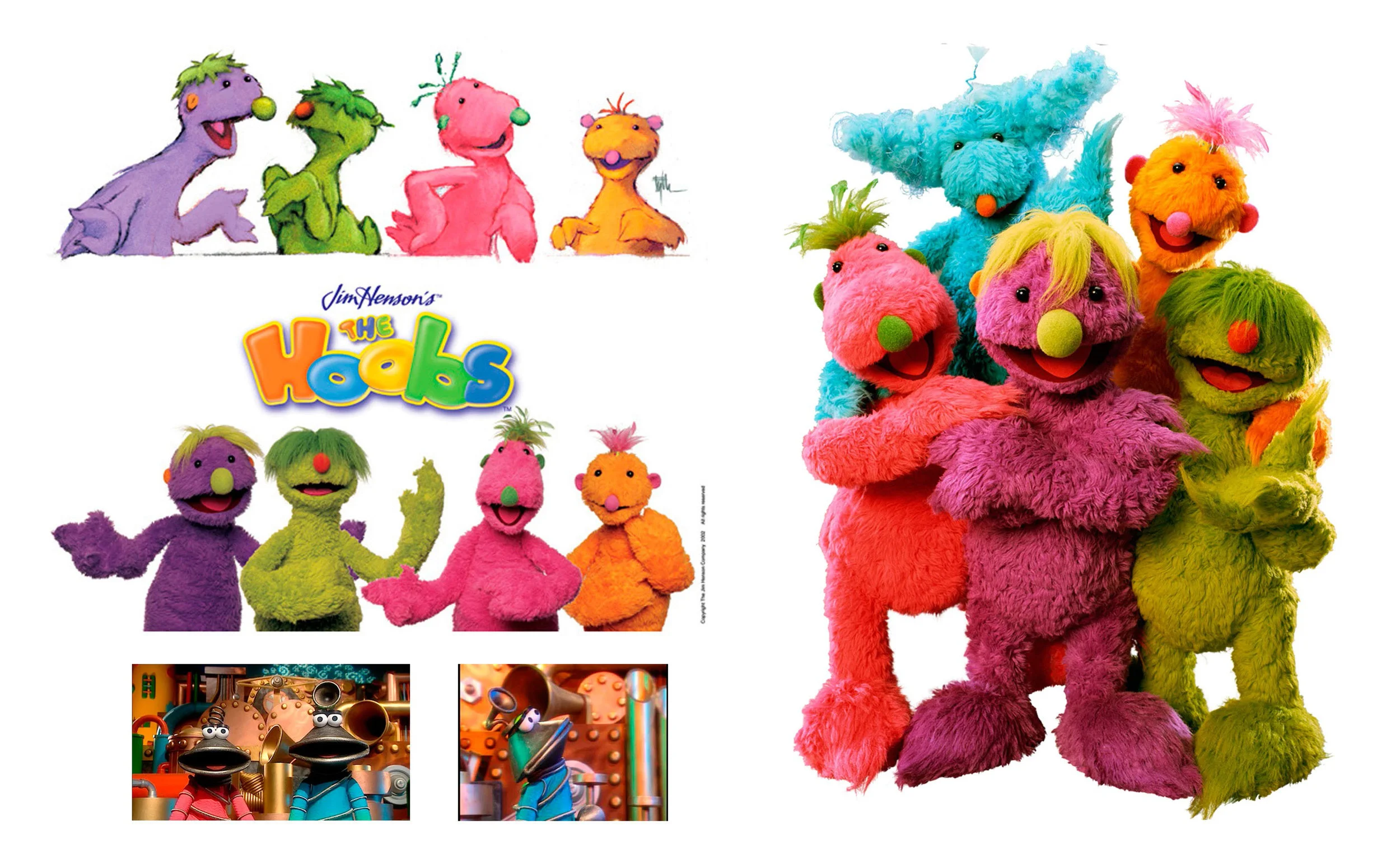 THE HOOBS, Puppets for UK TV Show
