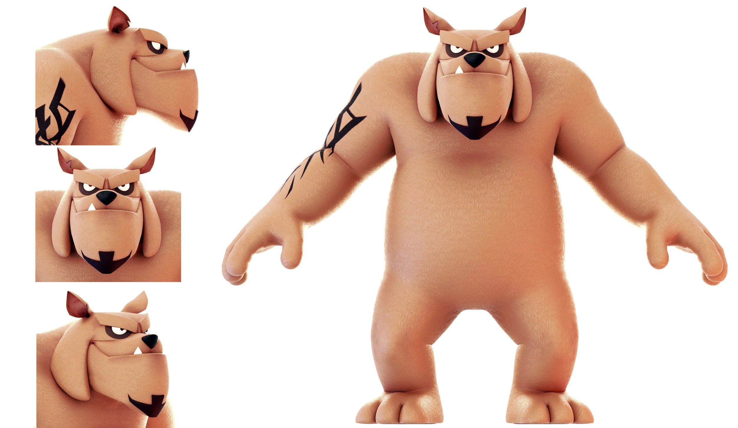 Junkyard Bulldog Puppet Model, Happytime Murders - Jim Henson Company