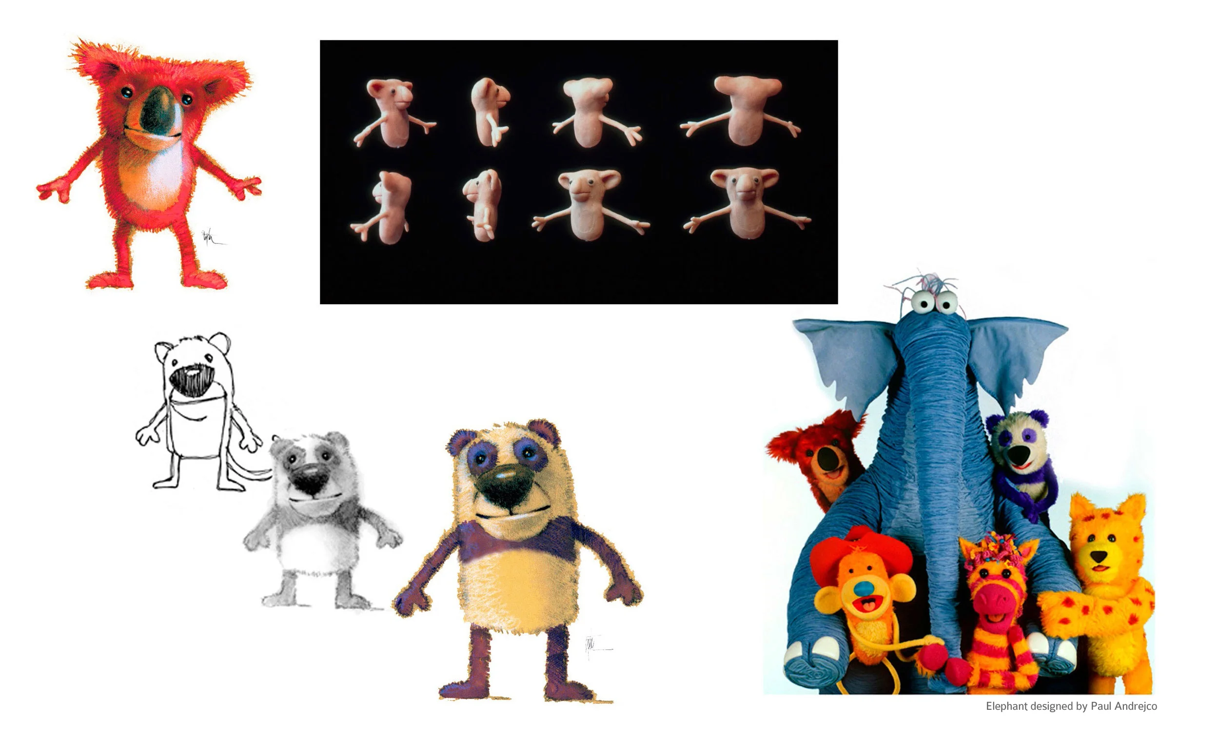 ANIMAL JAM, Puppet Design for Children's TV Show, The Learning Channel