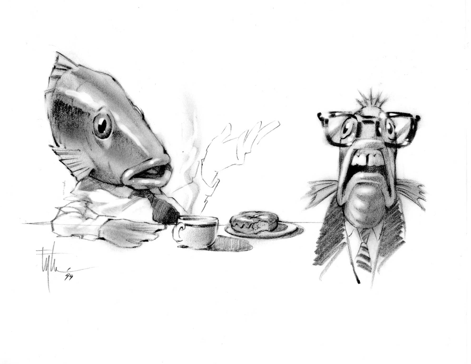 Fish Character Concepts, Proposed TV Project - The Jim Henson Company
