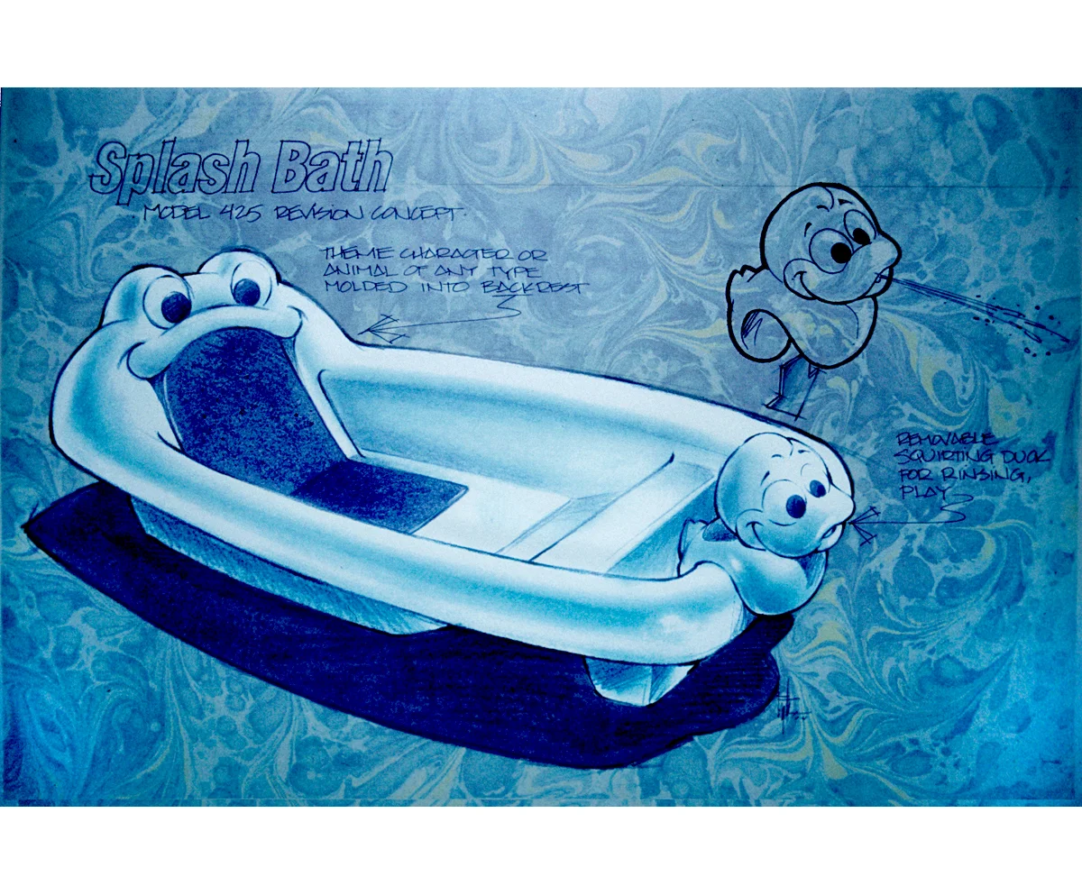 Sink Top Baby Bath Design
