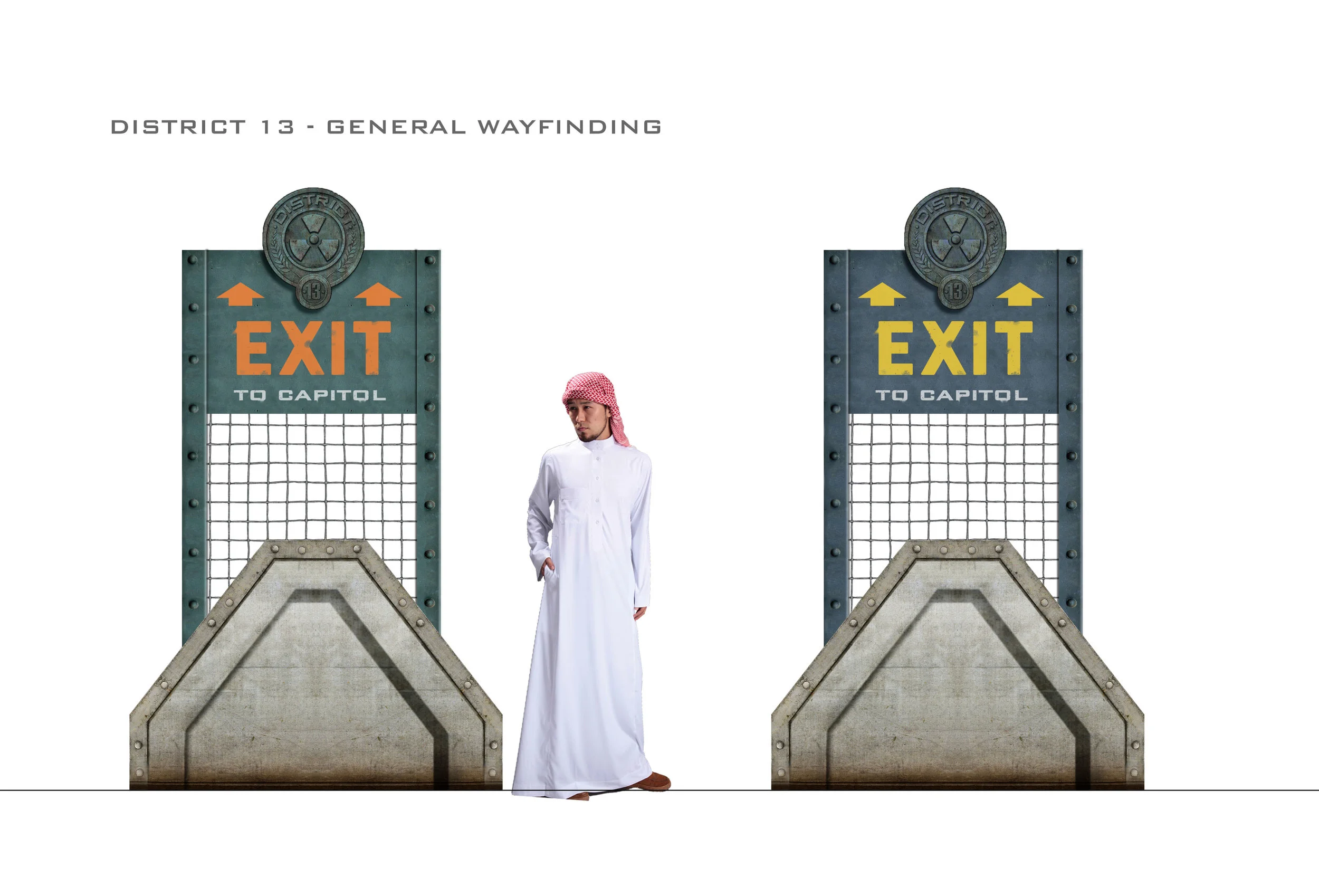 Themed Way-finding Signage Design