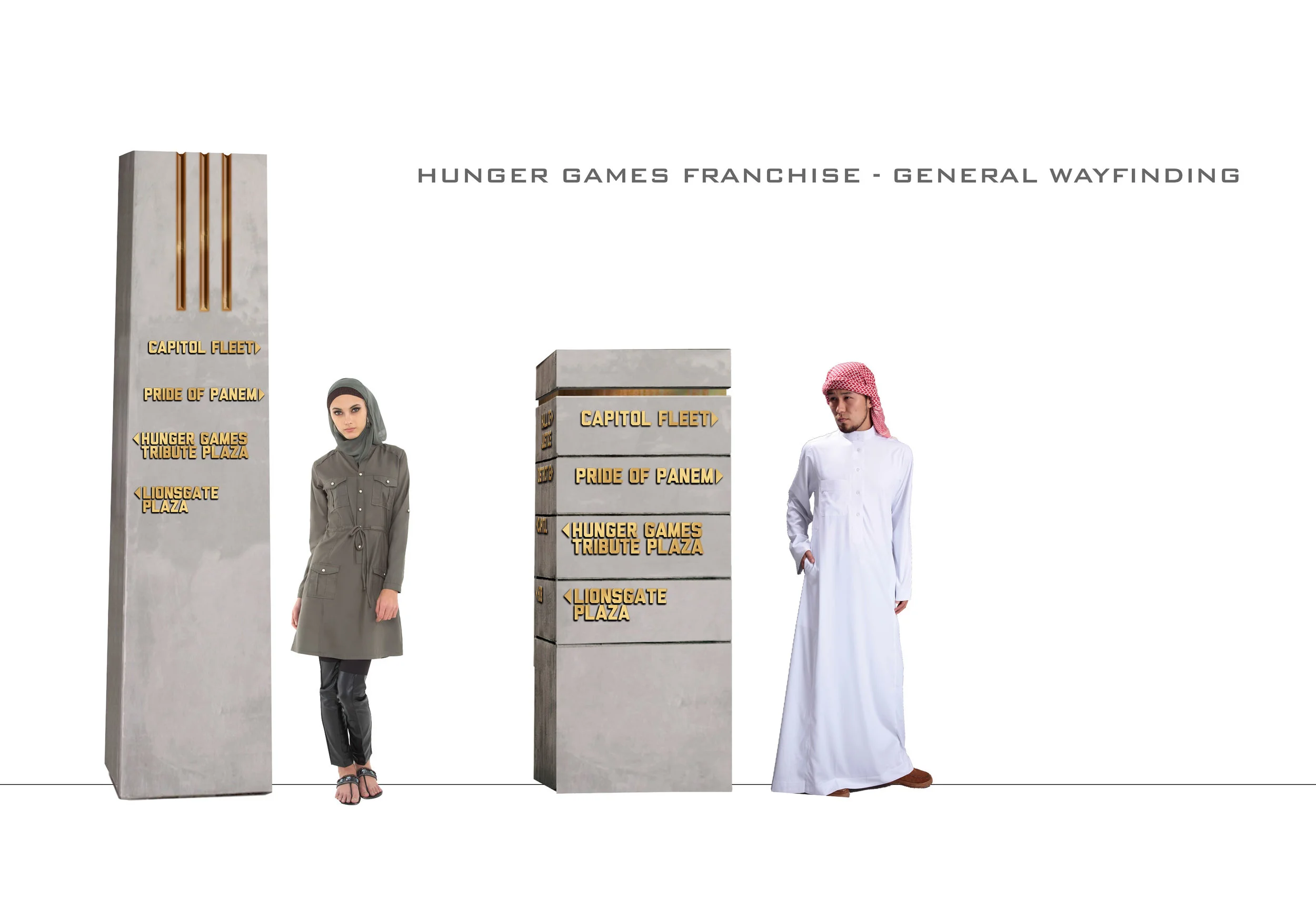 Themed Way-finding Signage Design