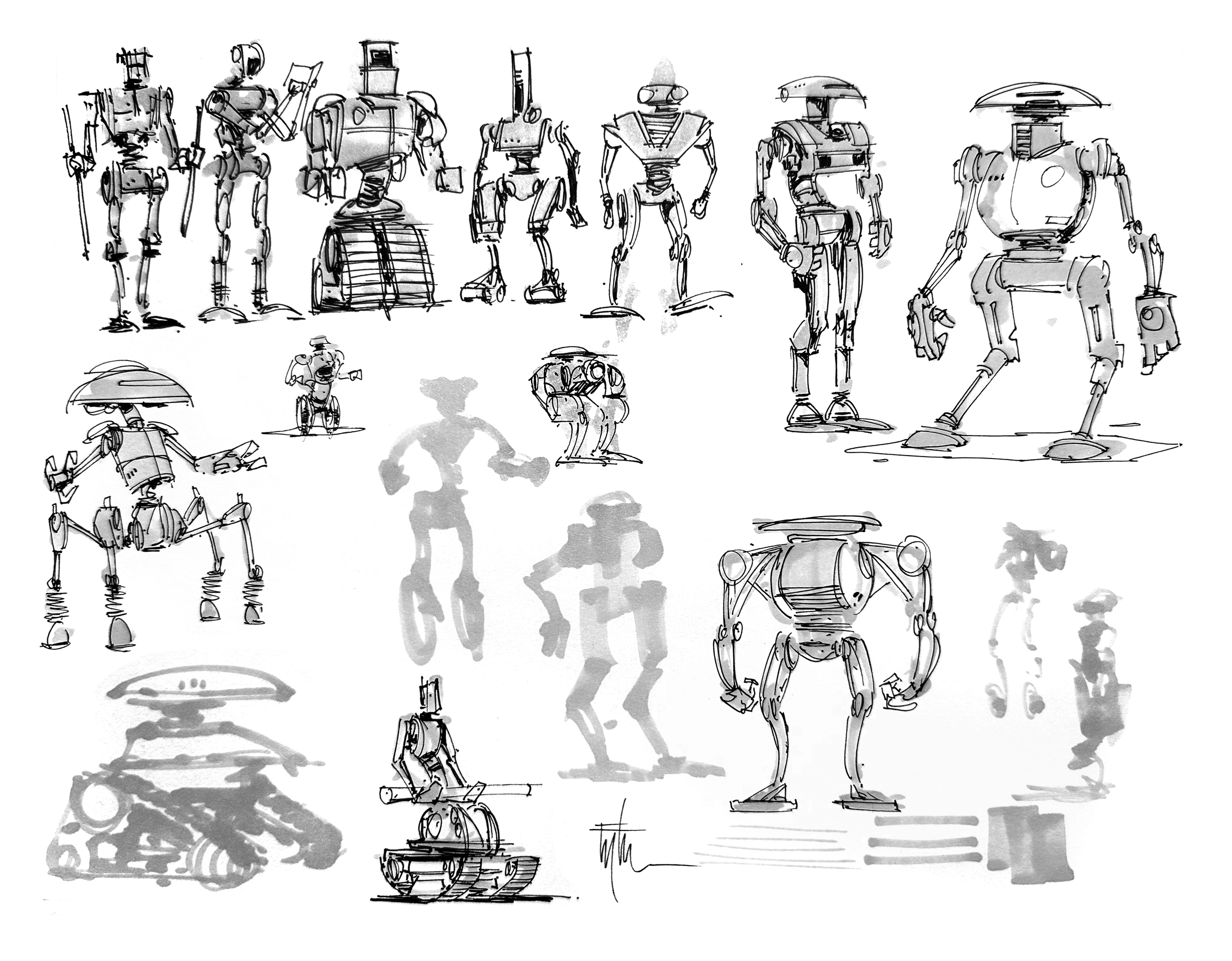 Robot Concept Sketches