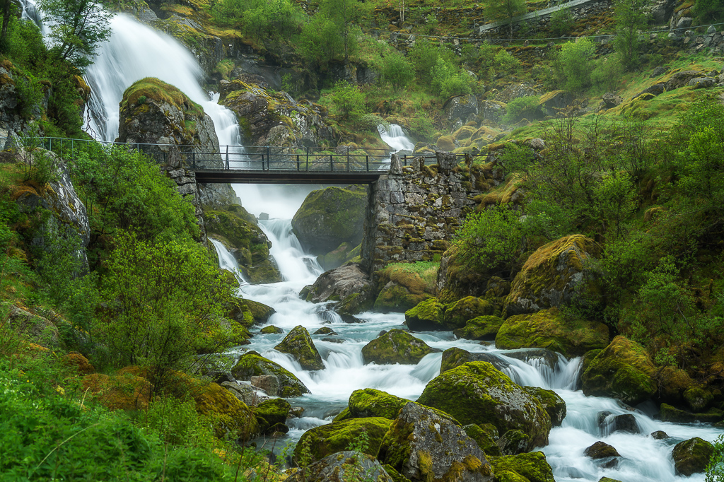 Day 6-7. Photo from the trail leading up to the glacier at Briksdalen. This was one off my favorite places on the trip. There are several great photo locations around Lake Oldevatnet and Lake Lovatnet.