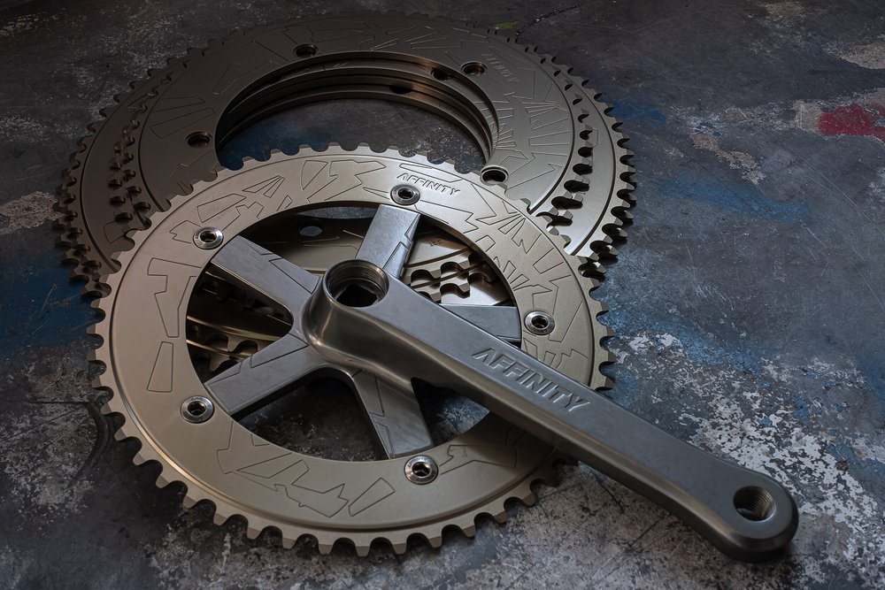 Affinity pro track chain rings Hard Ano — AFFINITY CYCLES