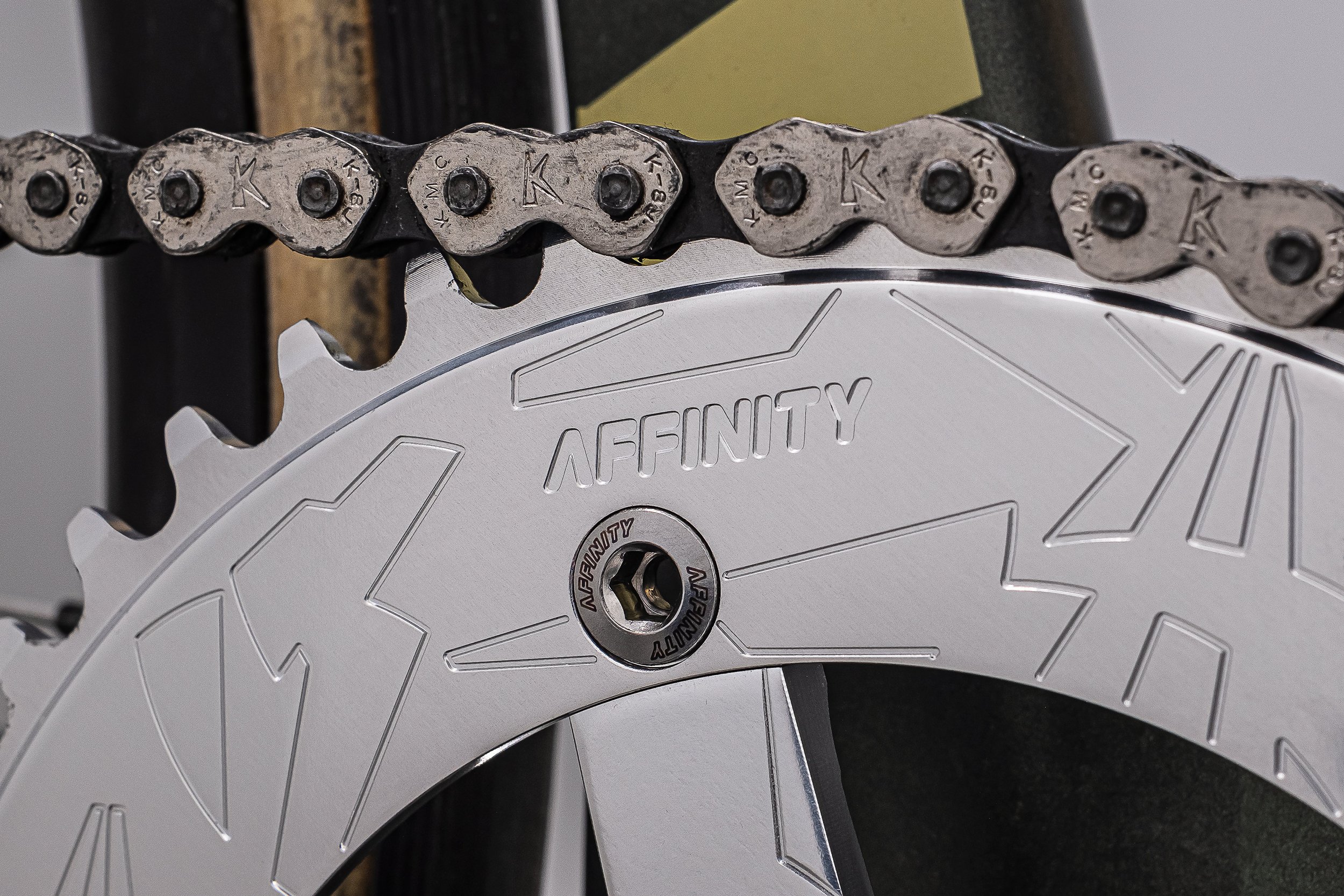 Affinity pro track crank set Silver — AFFINITY CYCLES