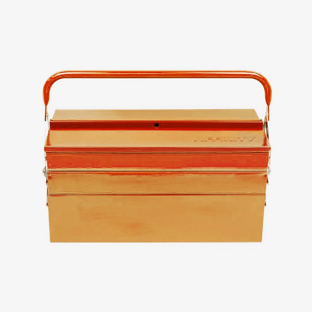 Affinity cantilever large tool box orange