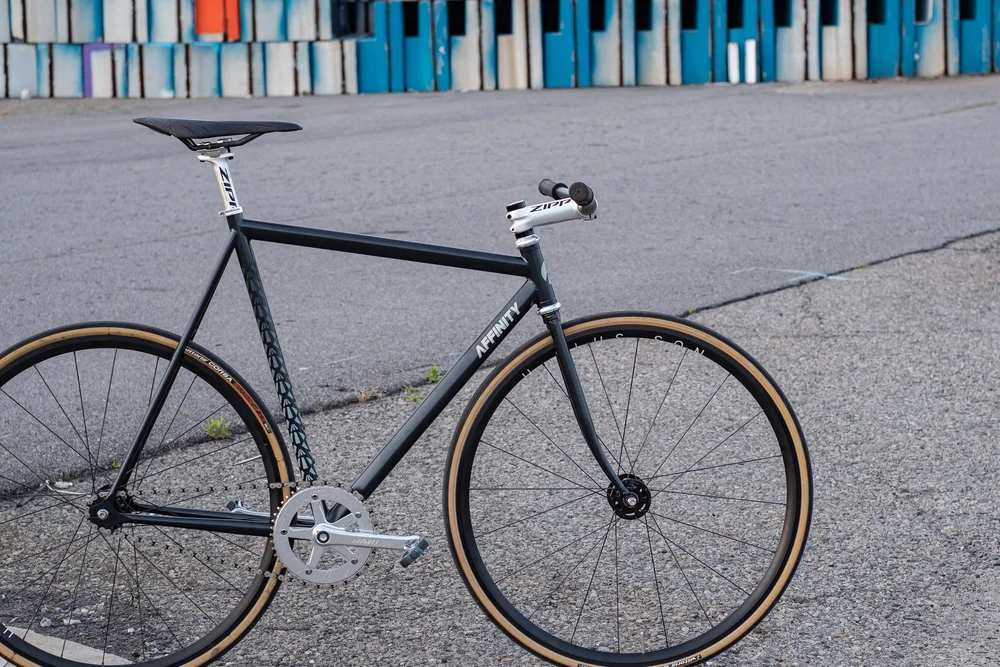 Affinity Cycles Lo Pro track frame set film grain — AFFINITY CYCLES