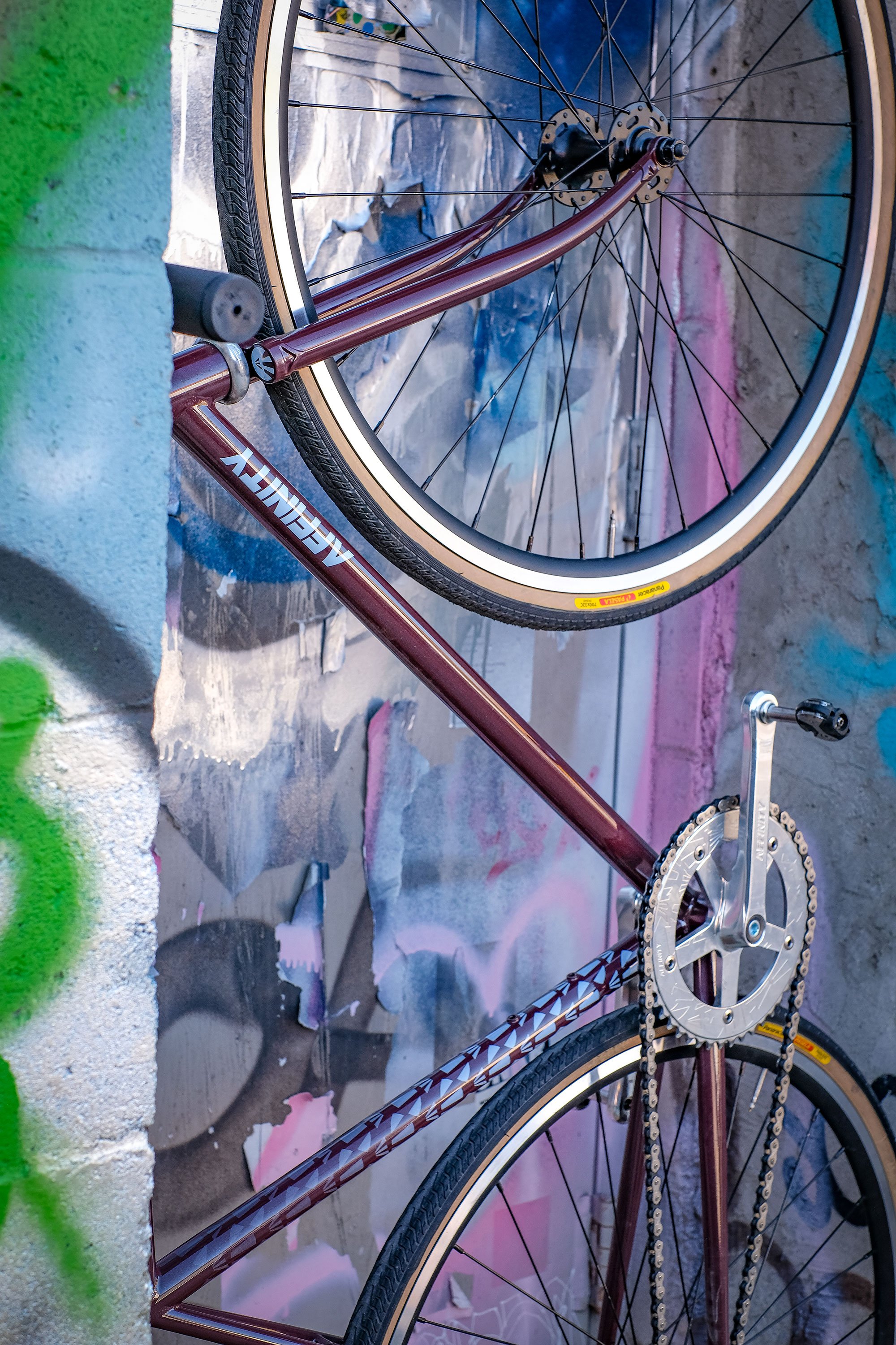 Affinity Metropolitan track frame set crimson sky — AFFINITY CYCLES