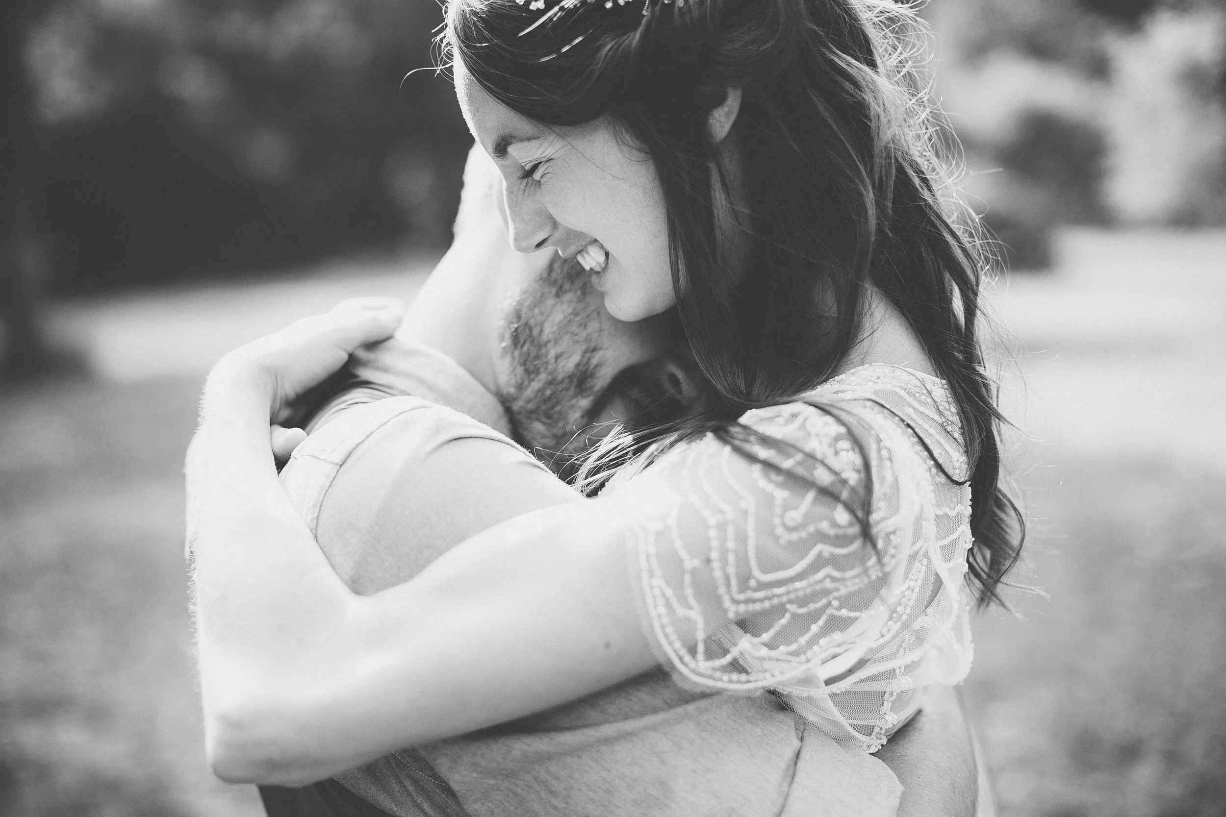My husband Andrew and I on our wedding day. Photo by Emily Chidester