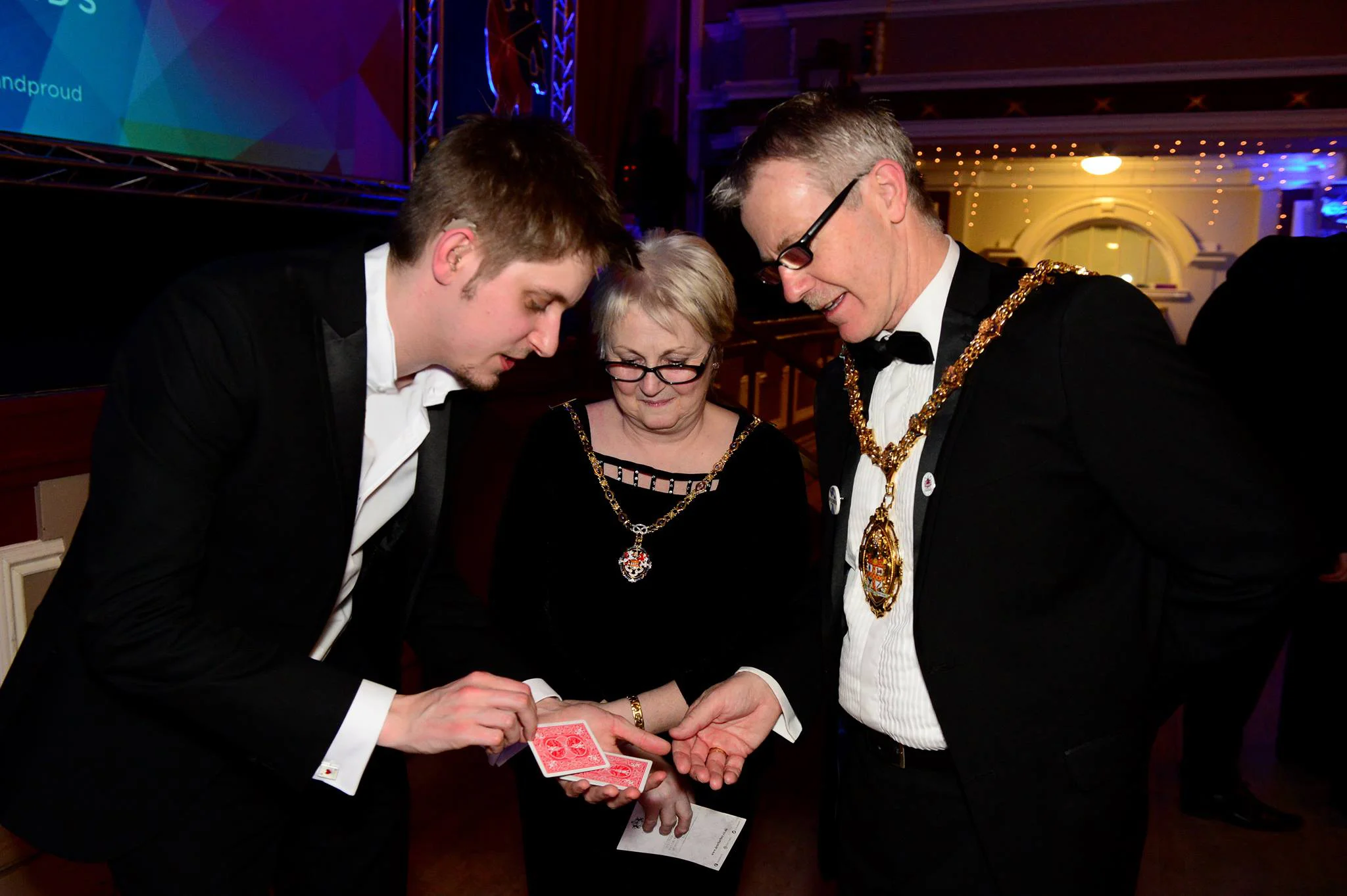 I performed magic to the Lord Mayor