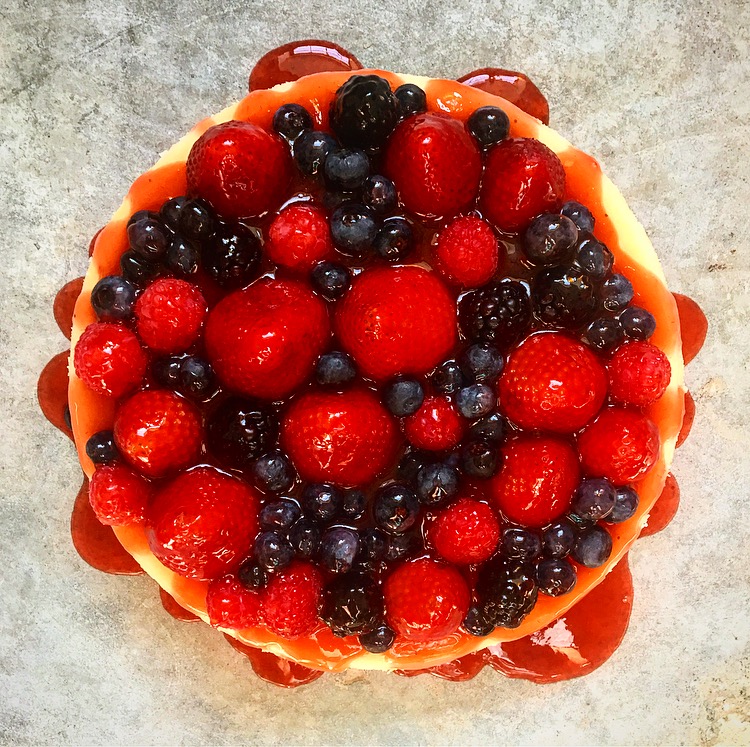 Summer Berry Cheesecake
