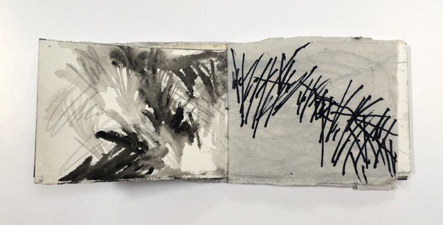 Image: A sketchbook made as part of TGGG residency.