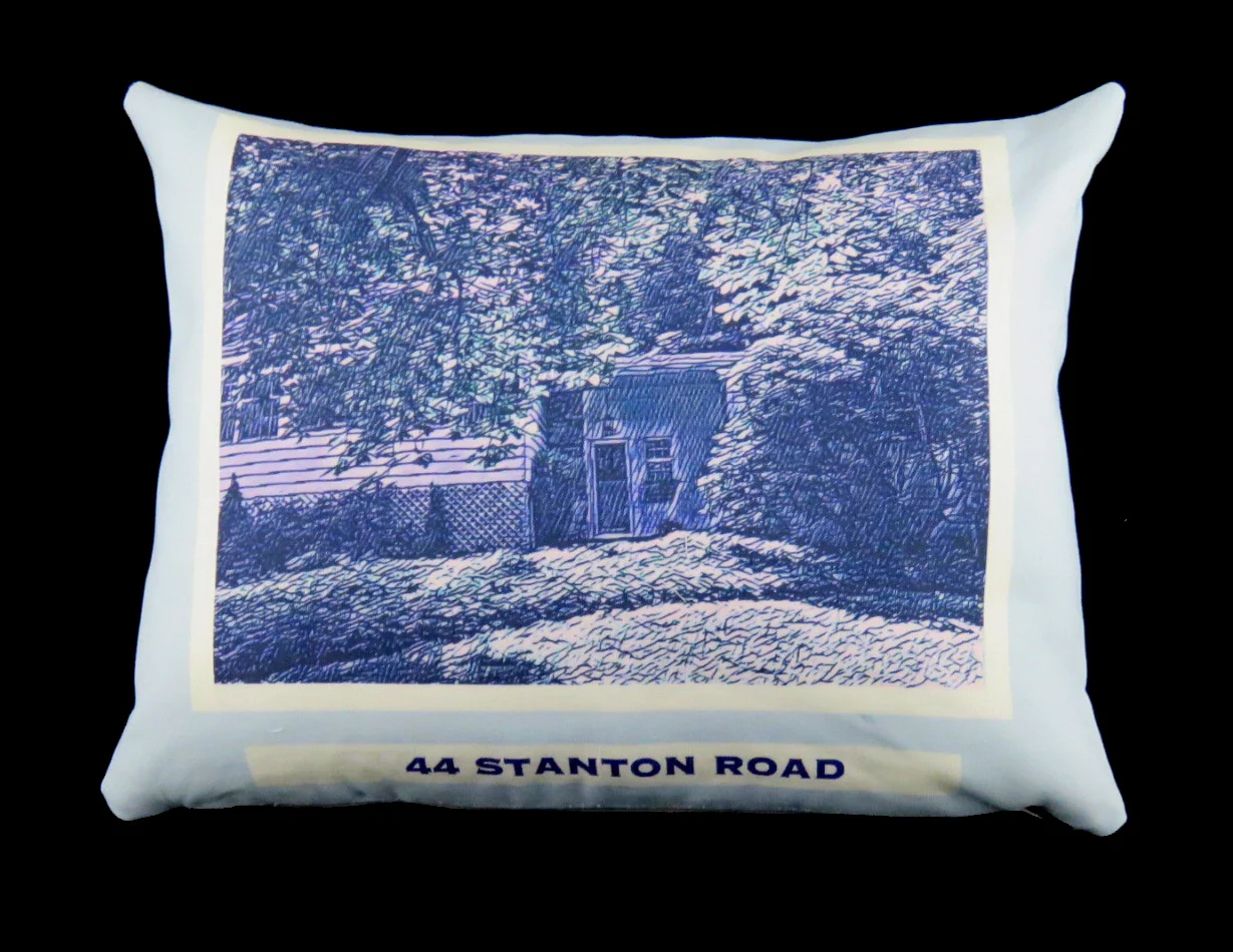 PEN AND INK SKETCH PILLOW - THICK STYLE (WITH TINT UPGRADE