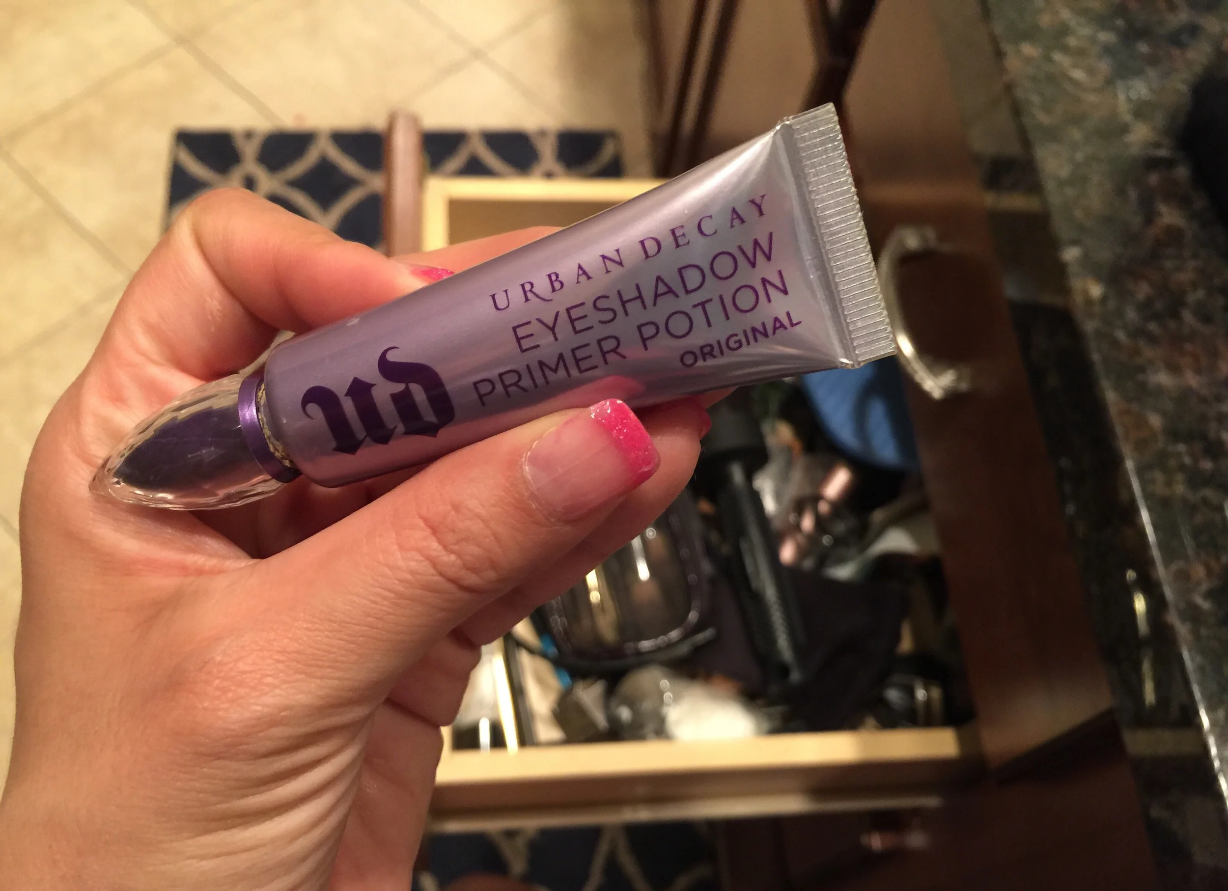 It's a very small tube but once again, a little goes a long way. I've noticed if you use too much it does smear so a dab on each eye is perfect.