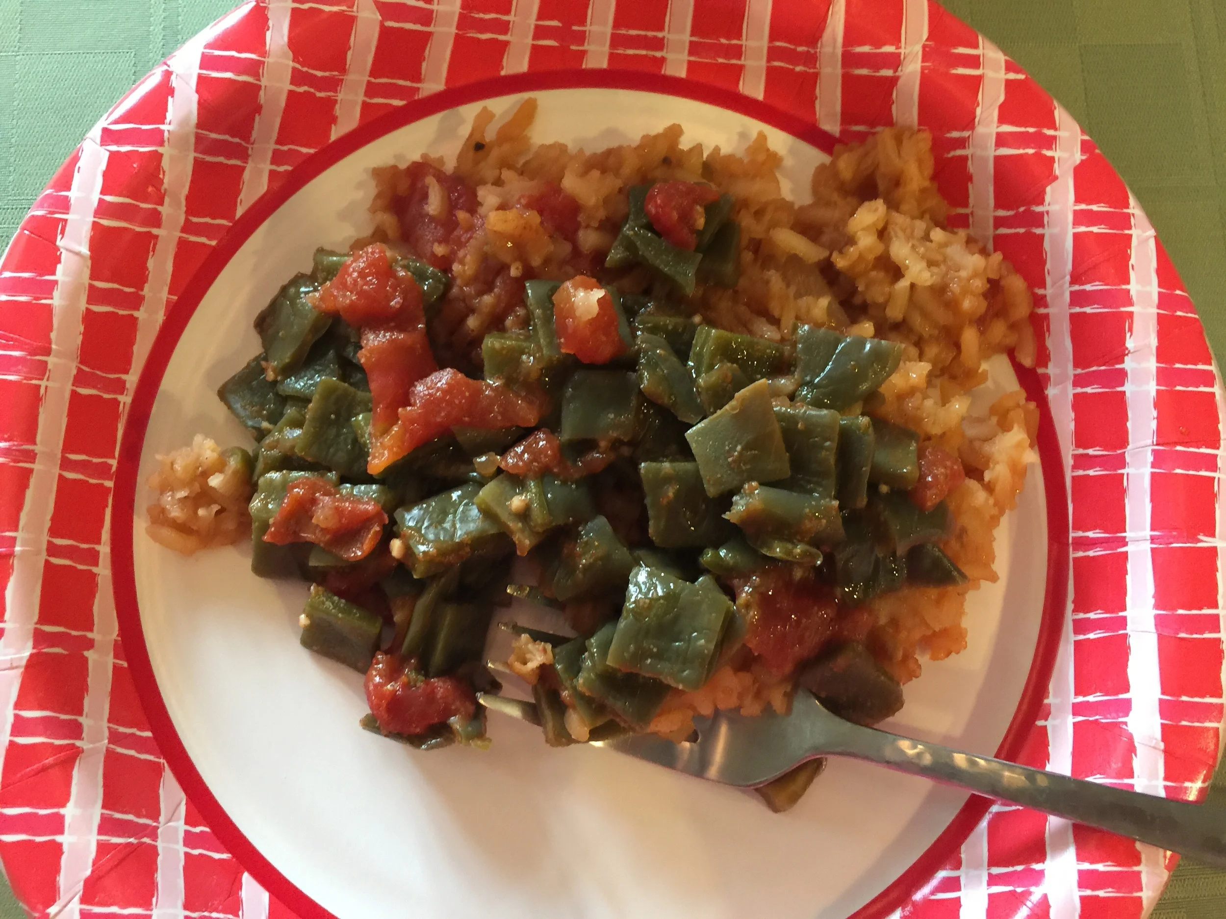 We served it over Mexican rice but you can do anything. Beans, white rice, tortillas etc. 