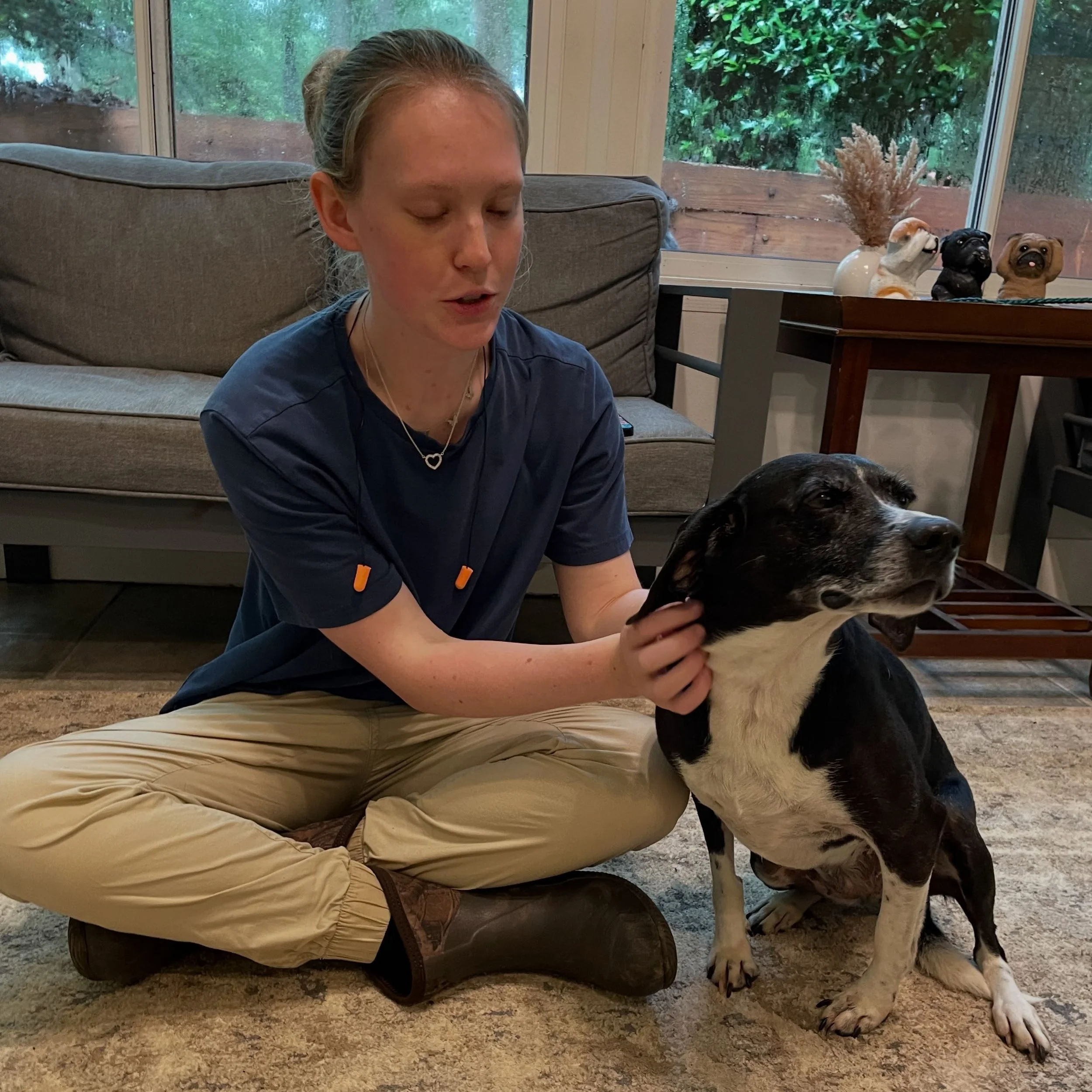Layla getting the good pets in