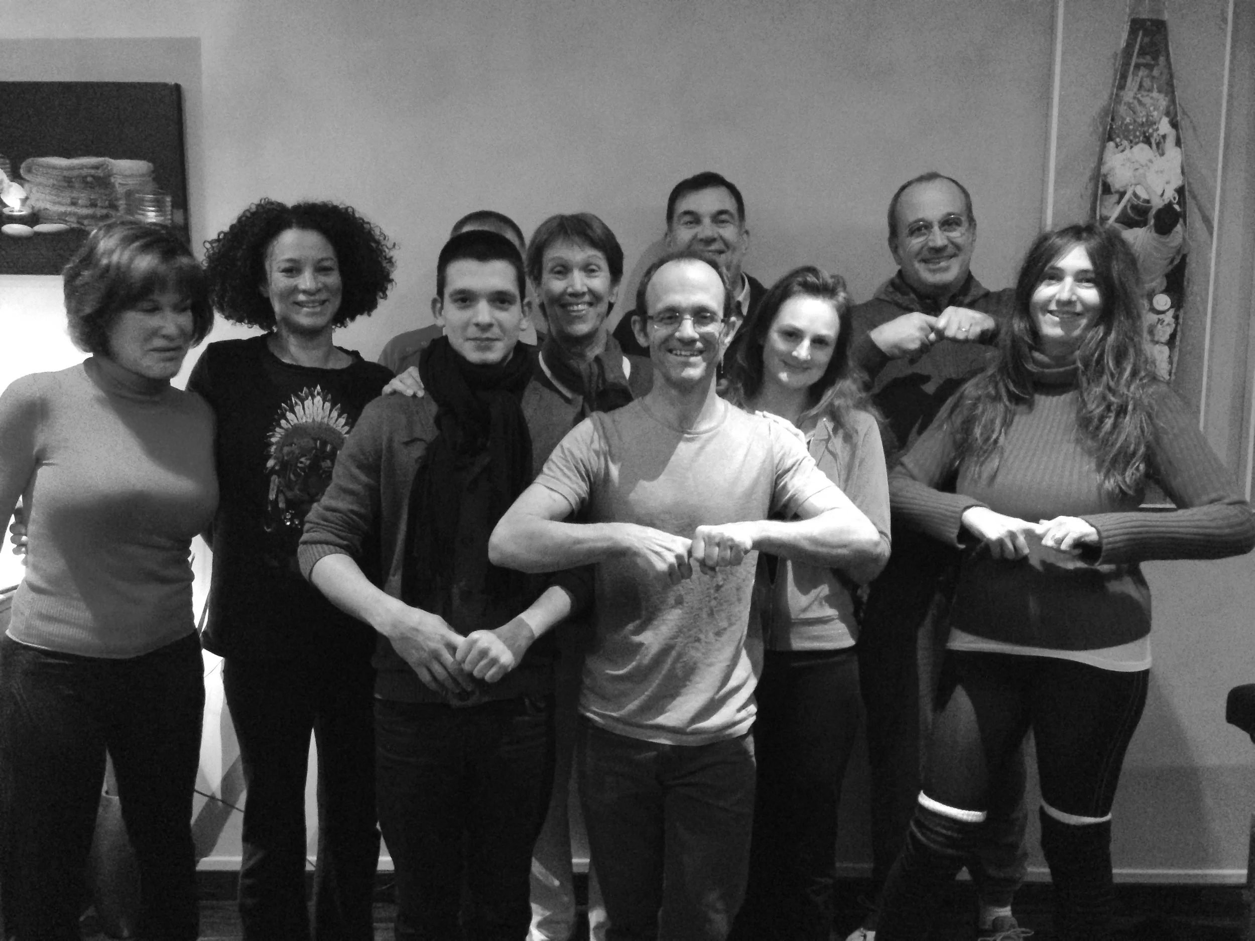 Nos 9 participants + Jean Labbé