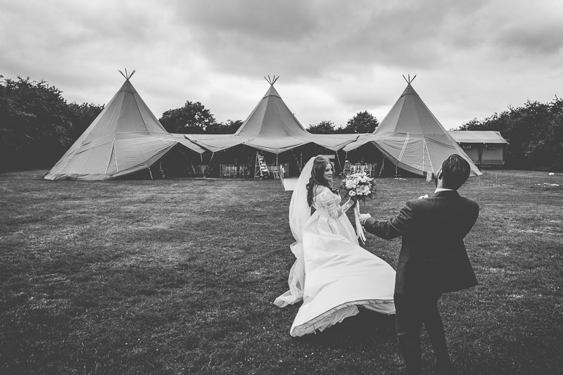 Tipi Wedding - Chris Snowden Photo