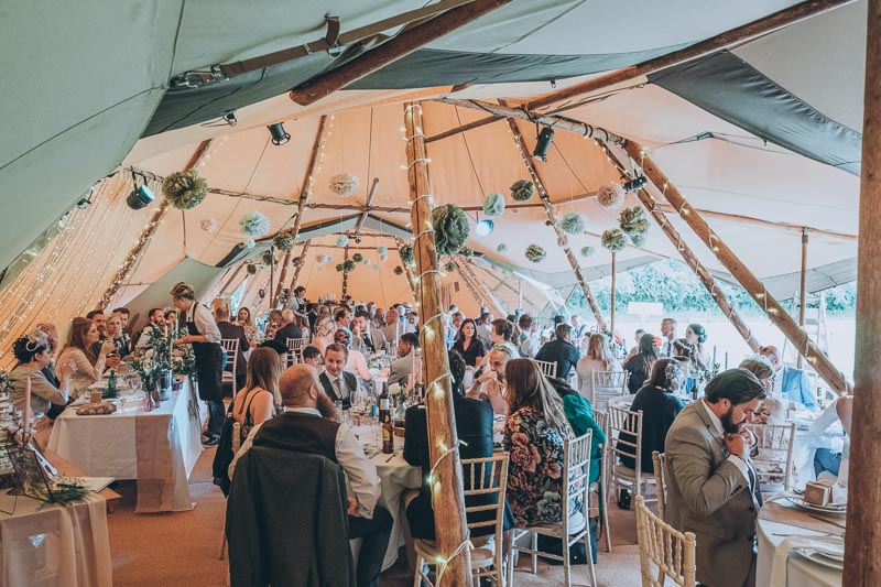Tipi Wedding - Chris Snowden Photo