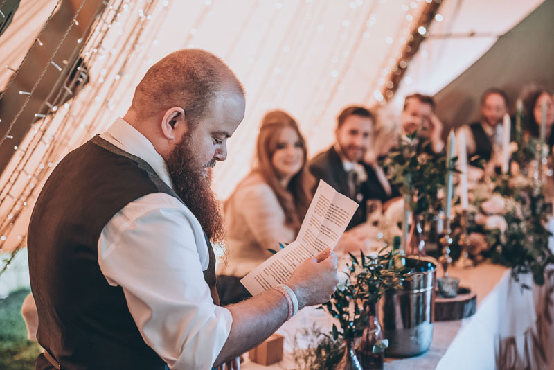 Tipi Wedding - Chris Snowden Photo