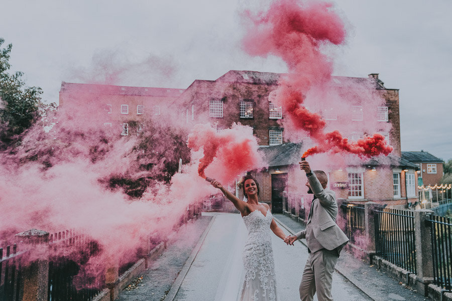  A wedding at The West Mill Venue in Derby 