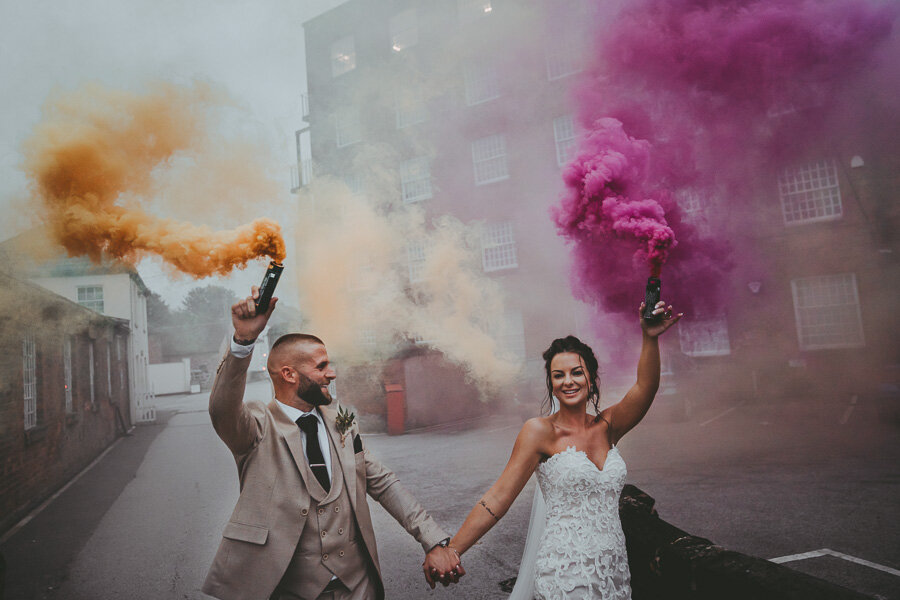  A wedding at The West Mill Venue in Derby 