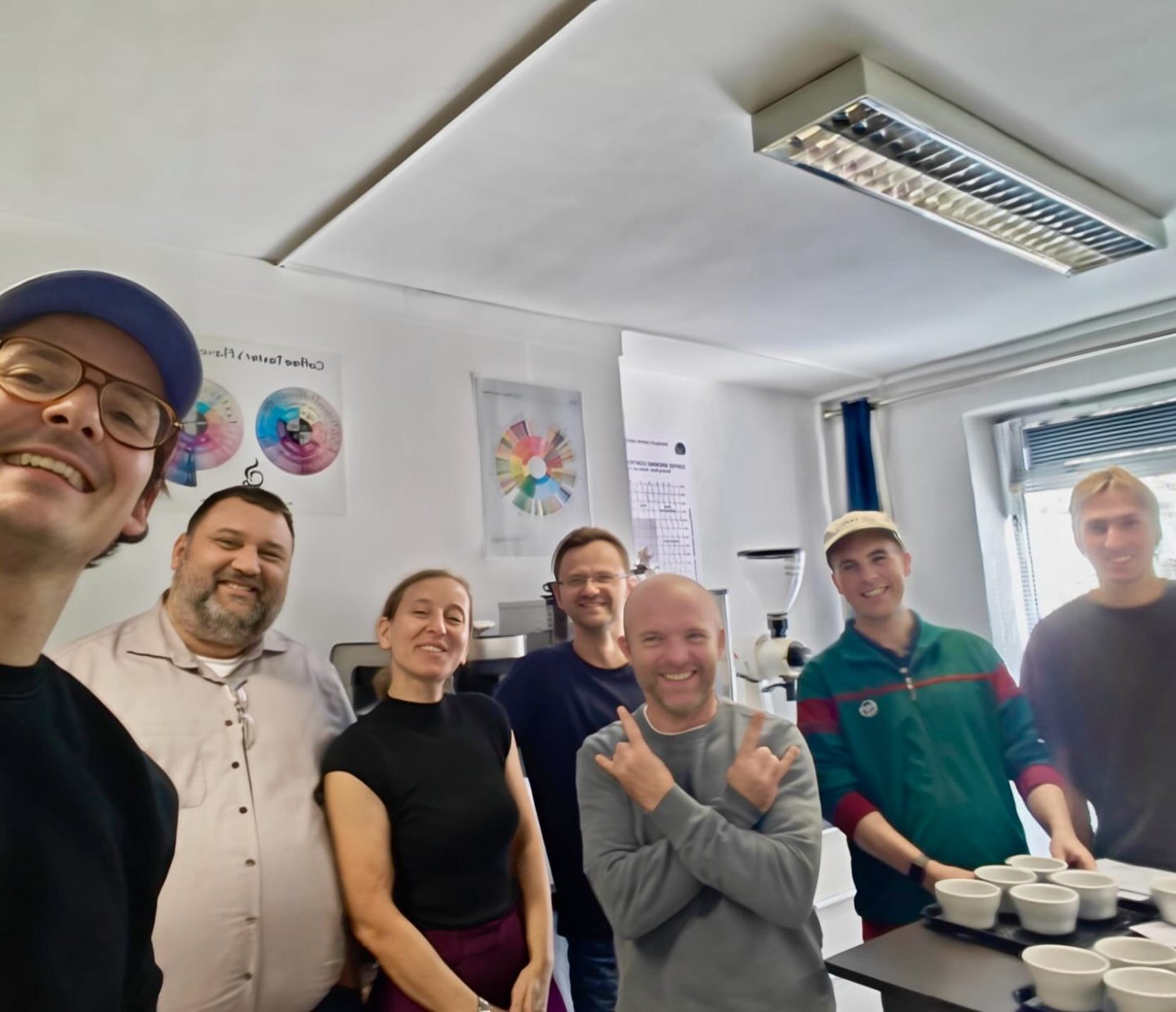 Fantastic day yesterday cupping coffees with other Irish Q Graders. The aim was to calibrate taste preferences, and have a more unified position on what constitutes &lsquo;specialty&rsquo; coffee. A big thanks to Alin from @coffee.laboratory.ireland 