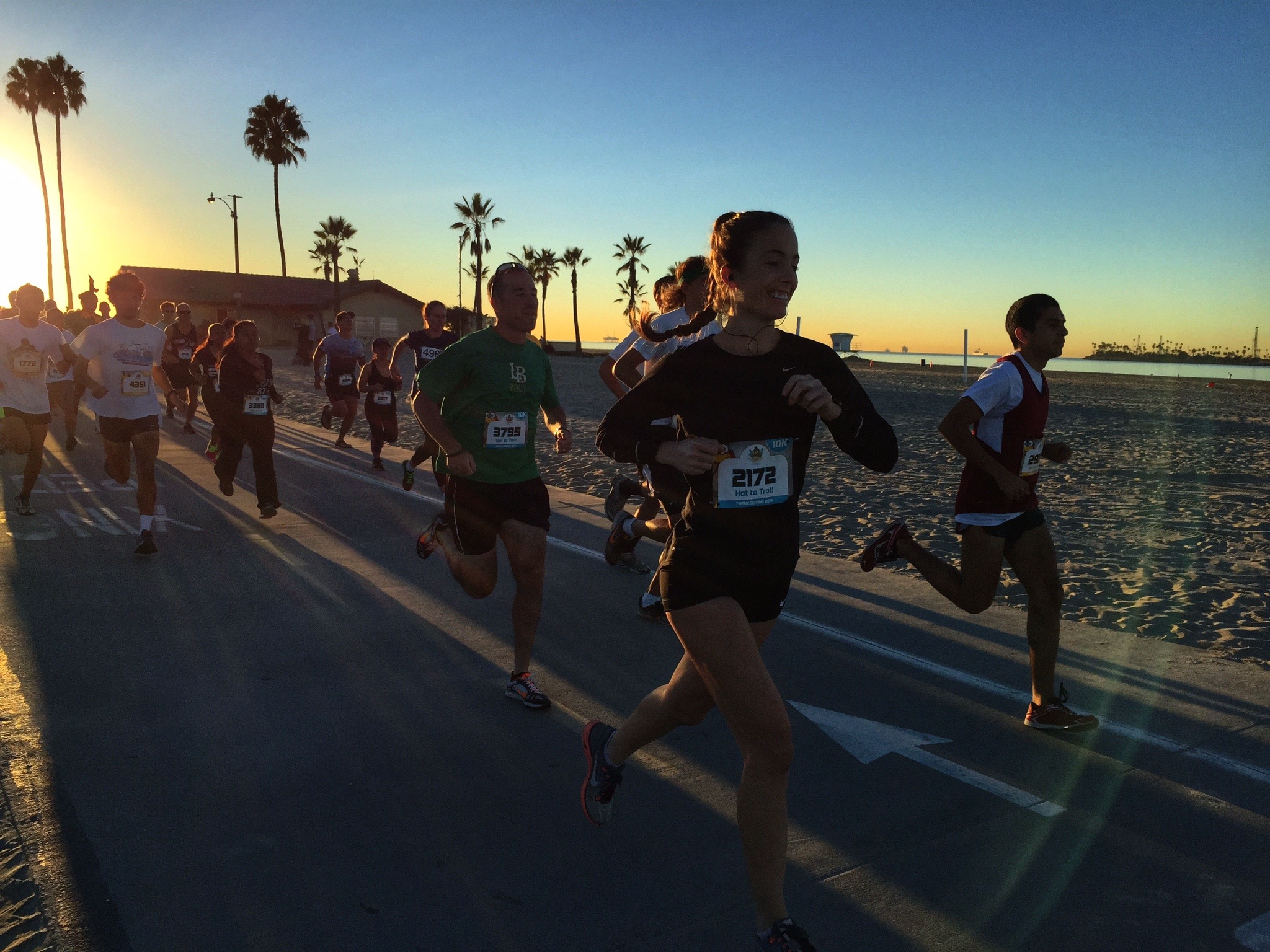 Front of the pack!