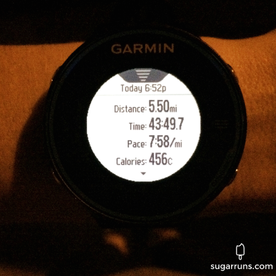 Just barely made it in under 8 minute pace.