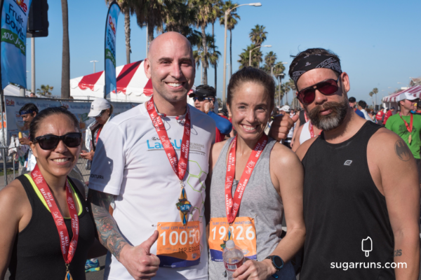 Diana, Eddie, Me, and Mark - post race