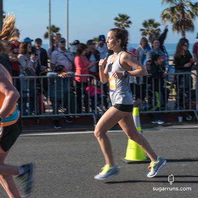 Just about to Cross the finish line