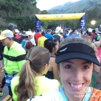 Starting line selfie
