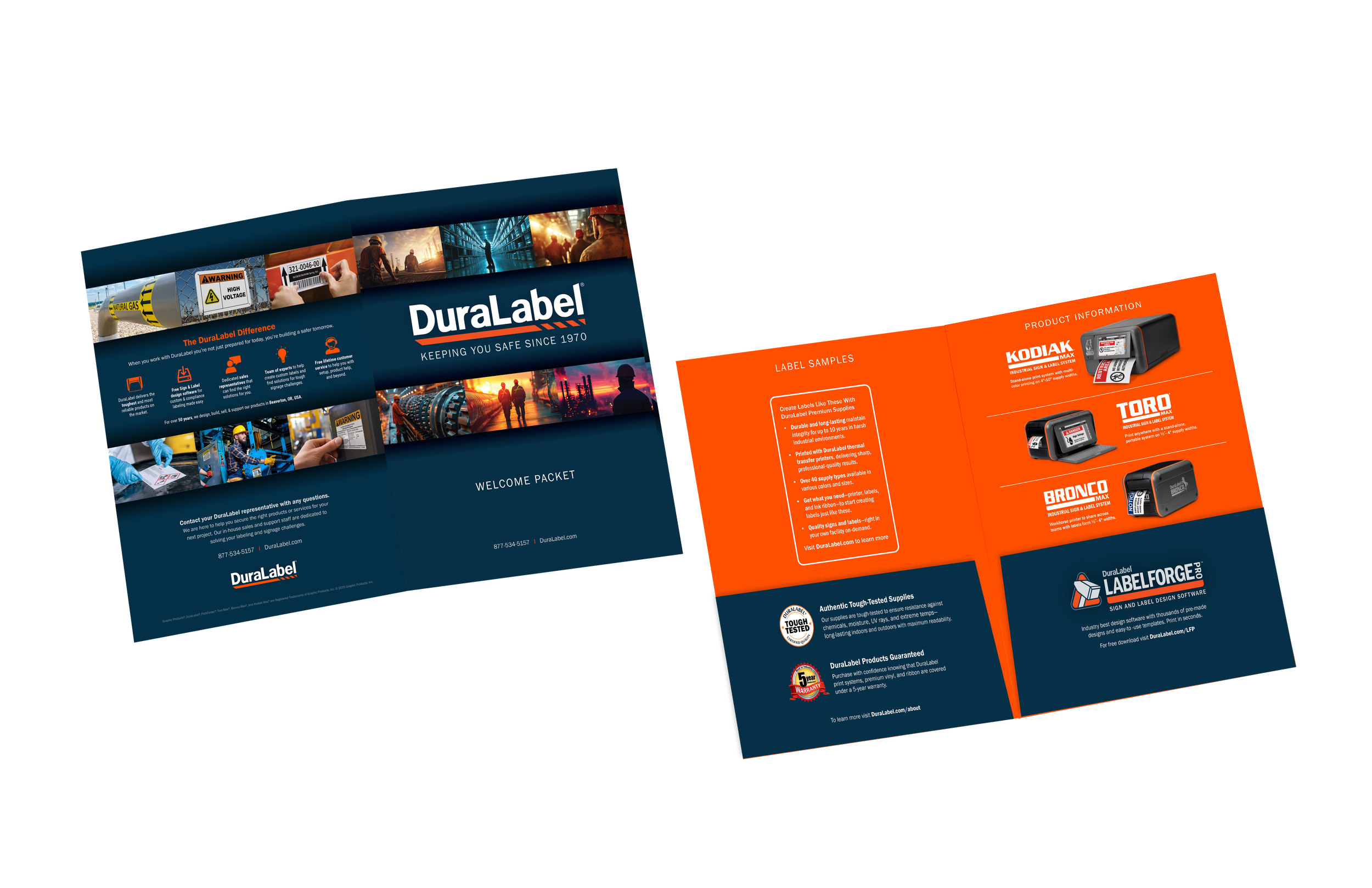 DuraLabel Welcome Folder