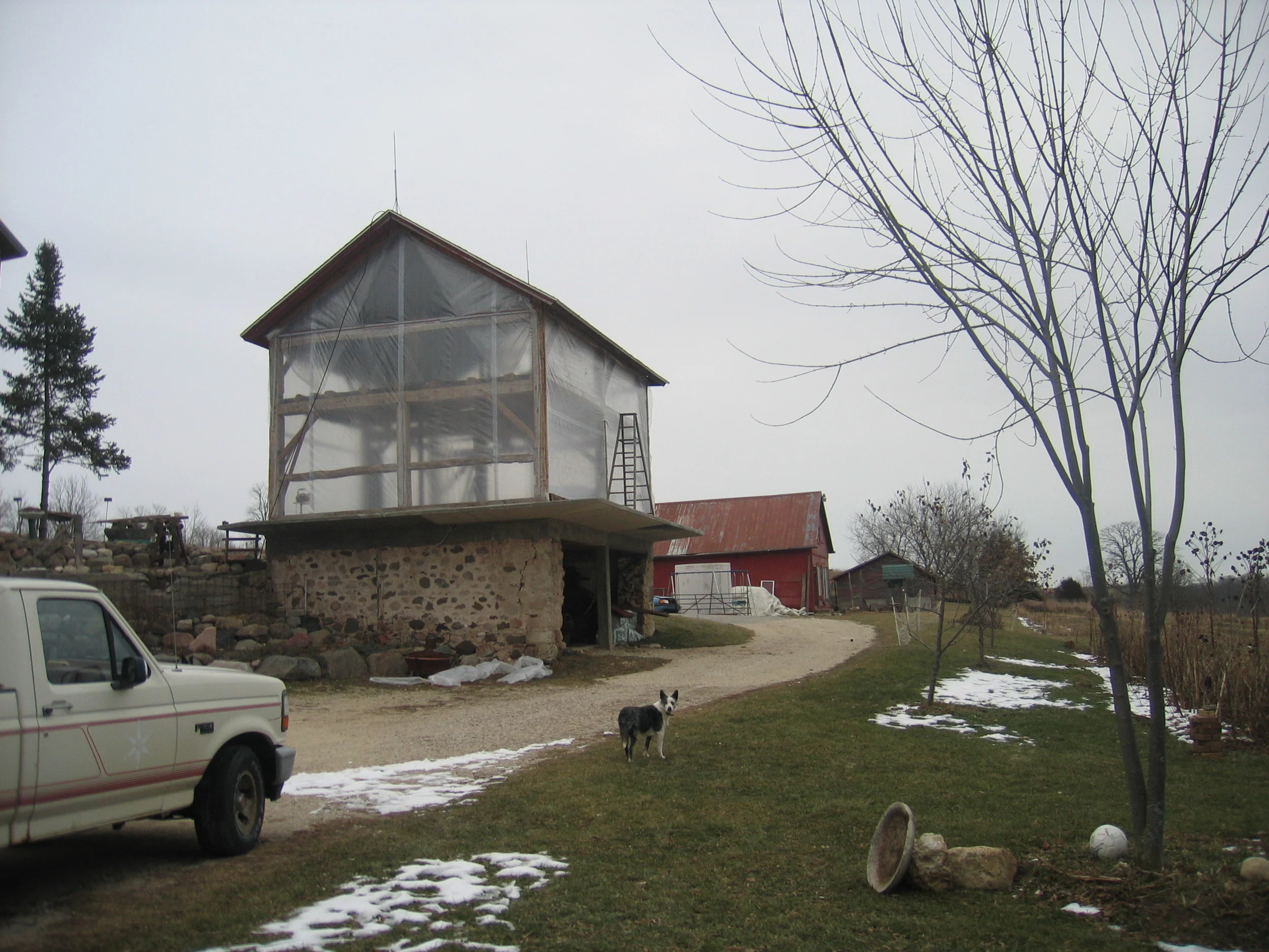 Early winter on our farm, new website & new CSA pick up locations