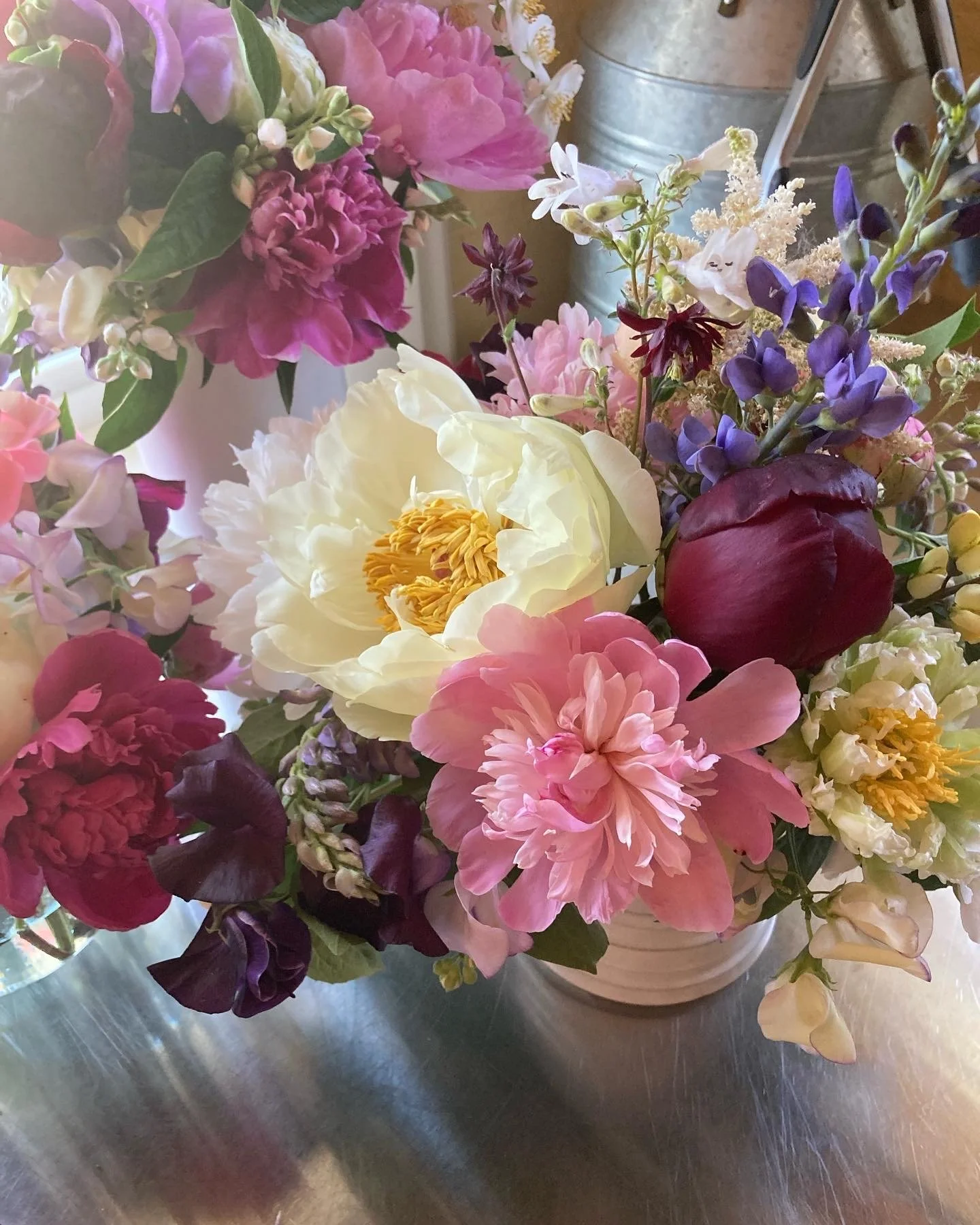 Peony Floral Design Class June 7th