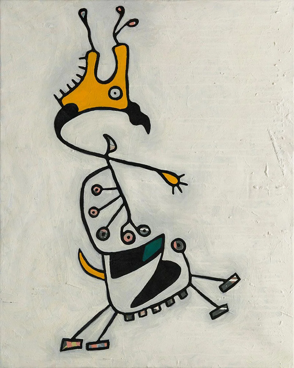 Bull Bird Oil on canvas 24" x 30" $300
