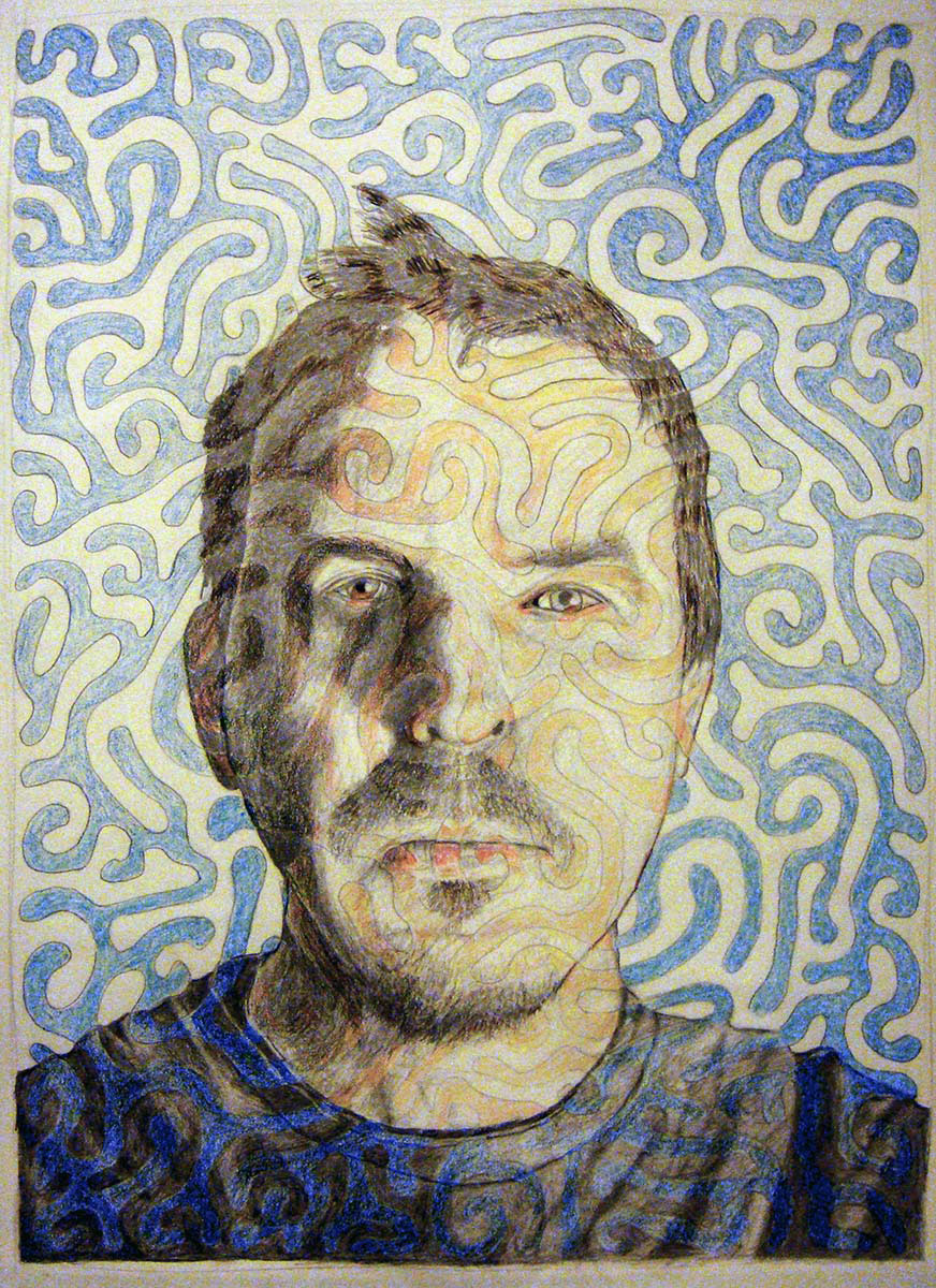  Self-Portrait  Pencil on paper  15" x 20” 