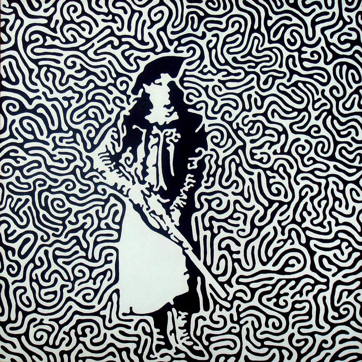 Annie Acrylic on canvas 22" x 22" NFS