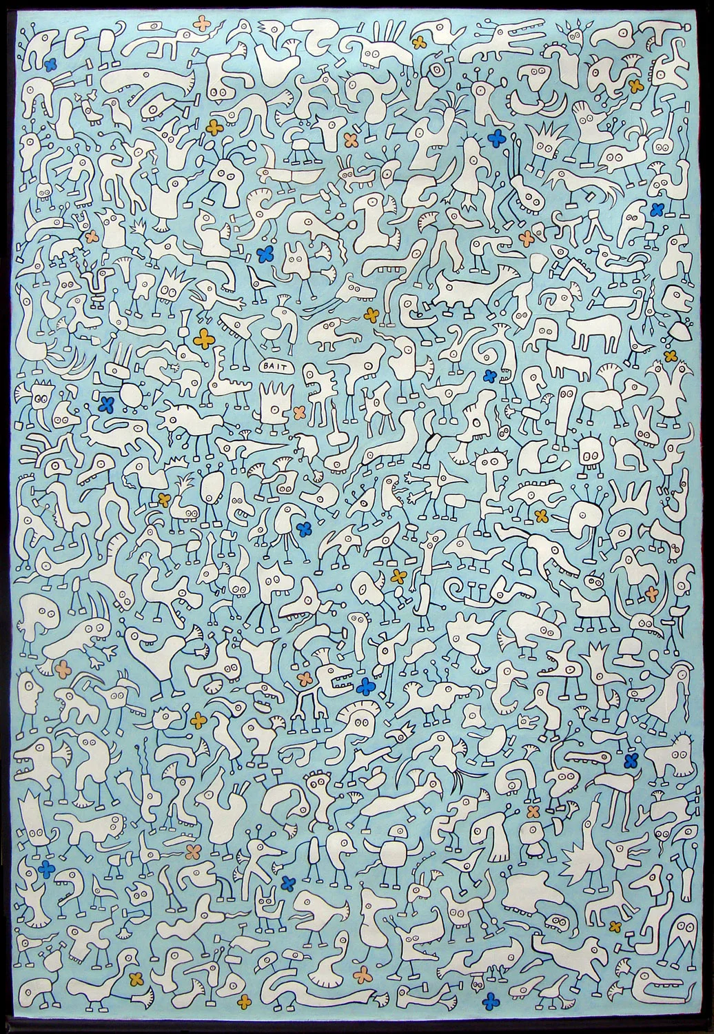 No Escape Acrylic on vinyl 47" x 70" $800