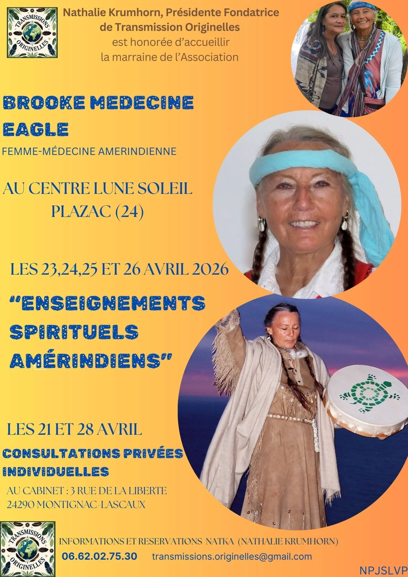 23 ~ 26 Avril 2026 ~ Ateliers du week-end : Enseignements spirituels