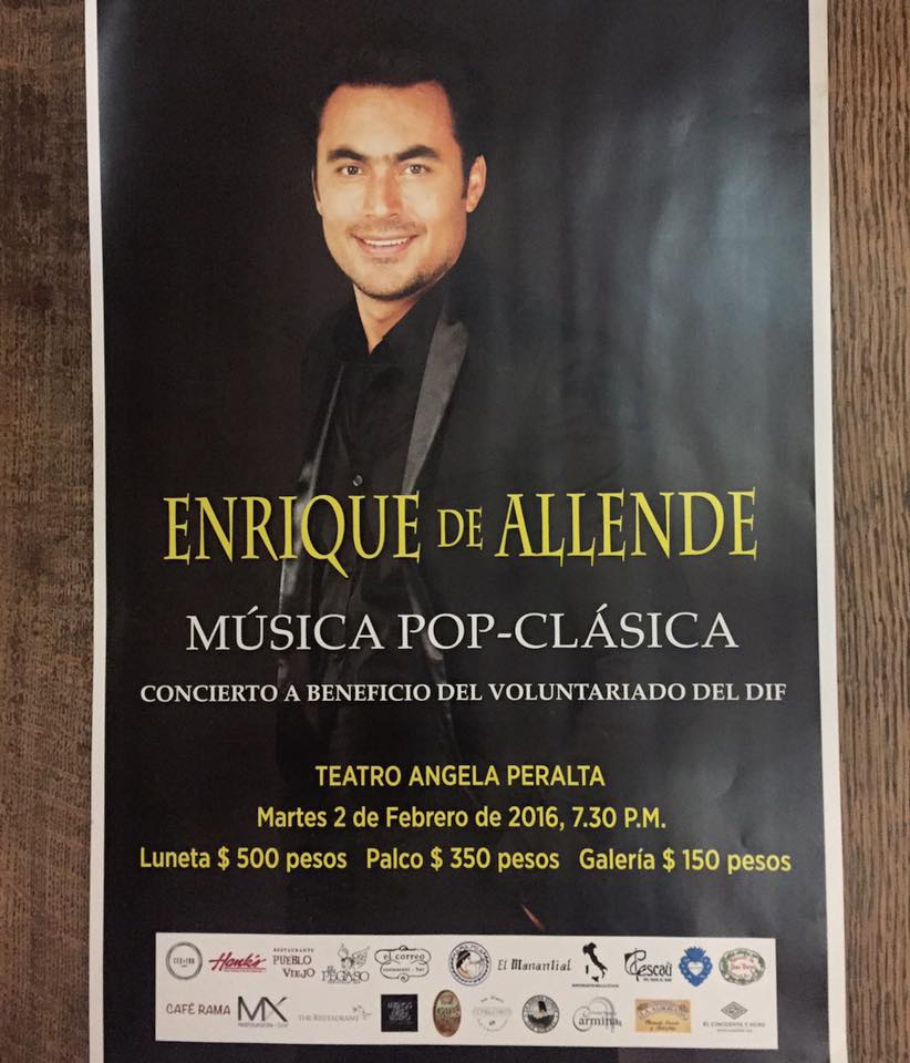 Benefit Concert with Enrique de Allende