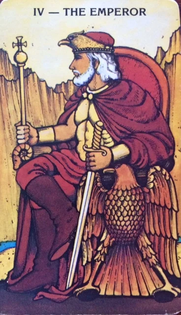 The Emperor is the Aries Card in The Tarot.