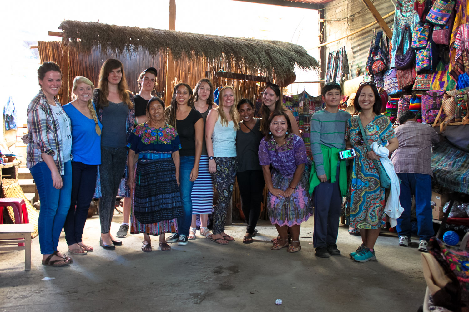 Group excursion to a small weaving community, Antigua, Guatemala