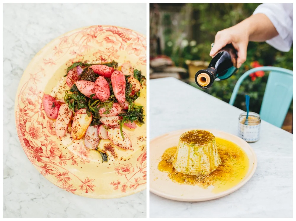 Sumac Radishes and Ricotta with Dukkah have become our favorite dishes of the summer