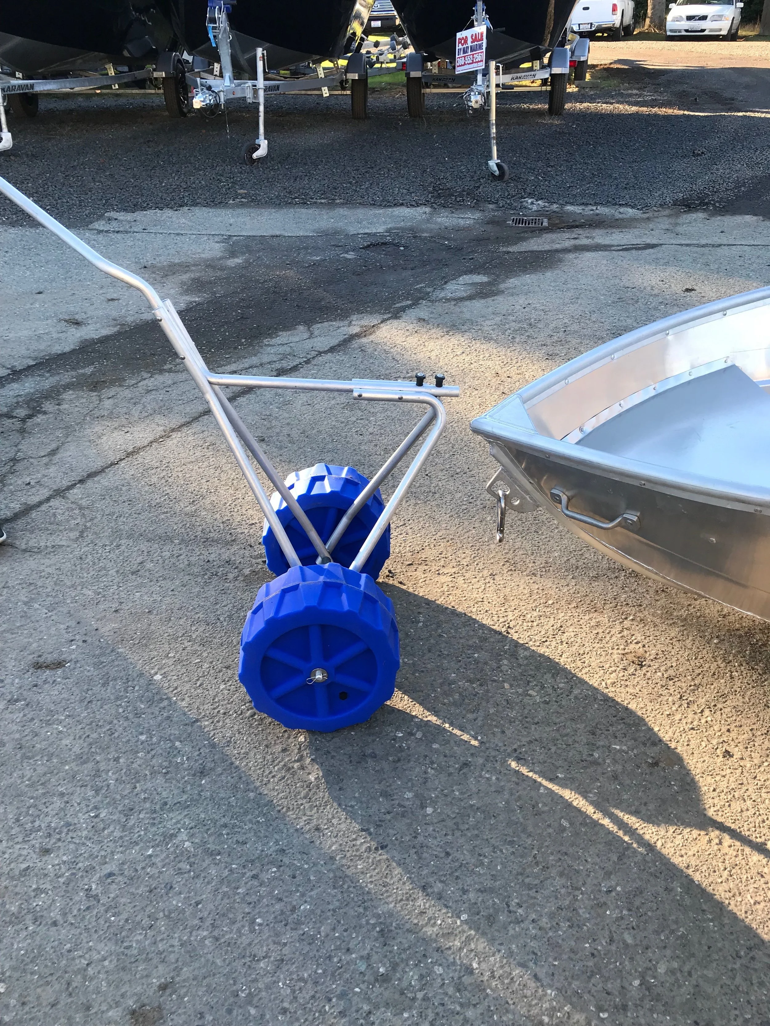 Easy Launch Inflatable bow dolly cart