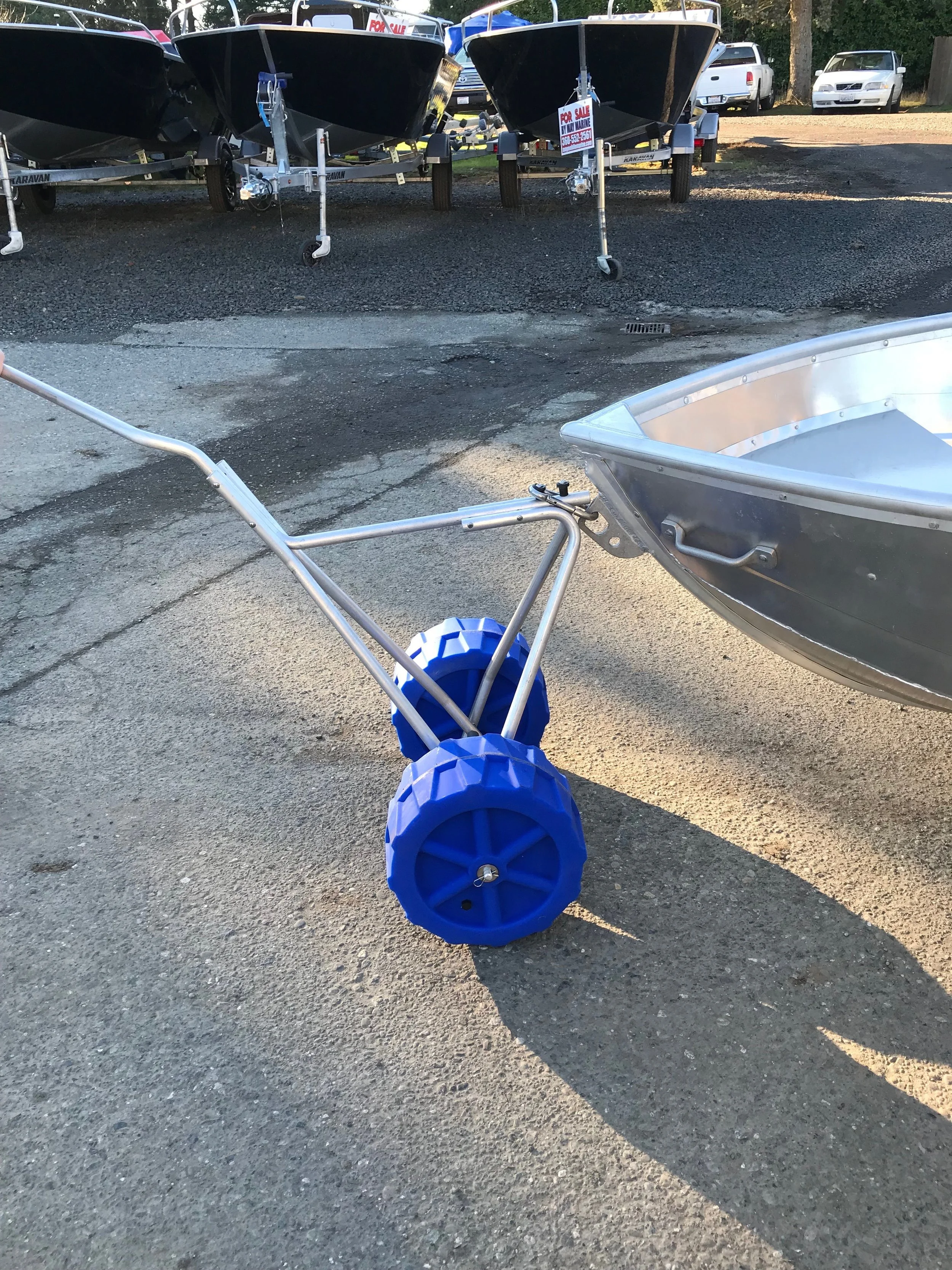 Easy Launch Inflatable bow dolly cart