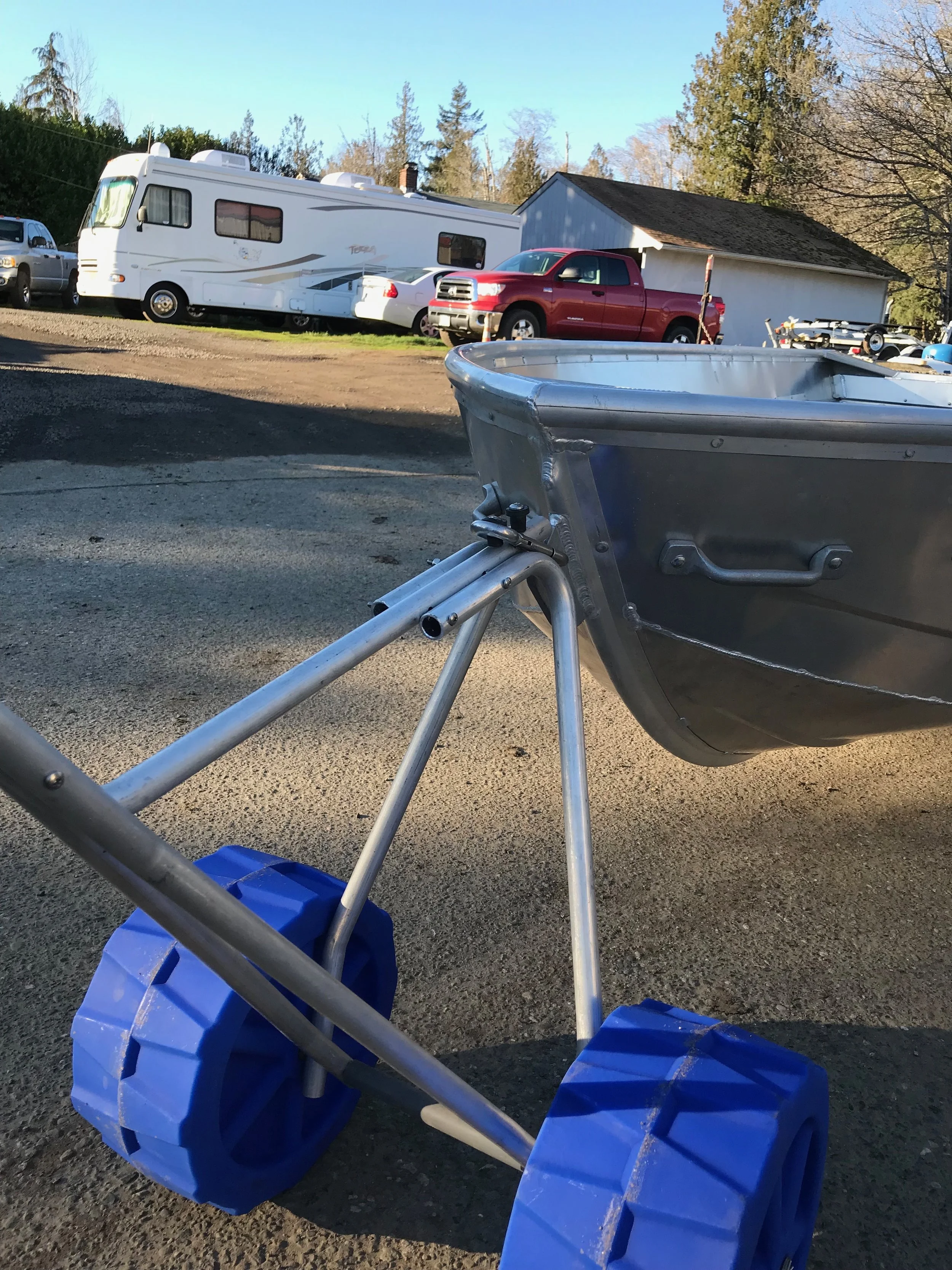Easy Launch Inflatable bow dolly cart