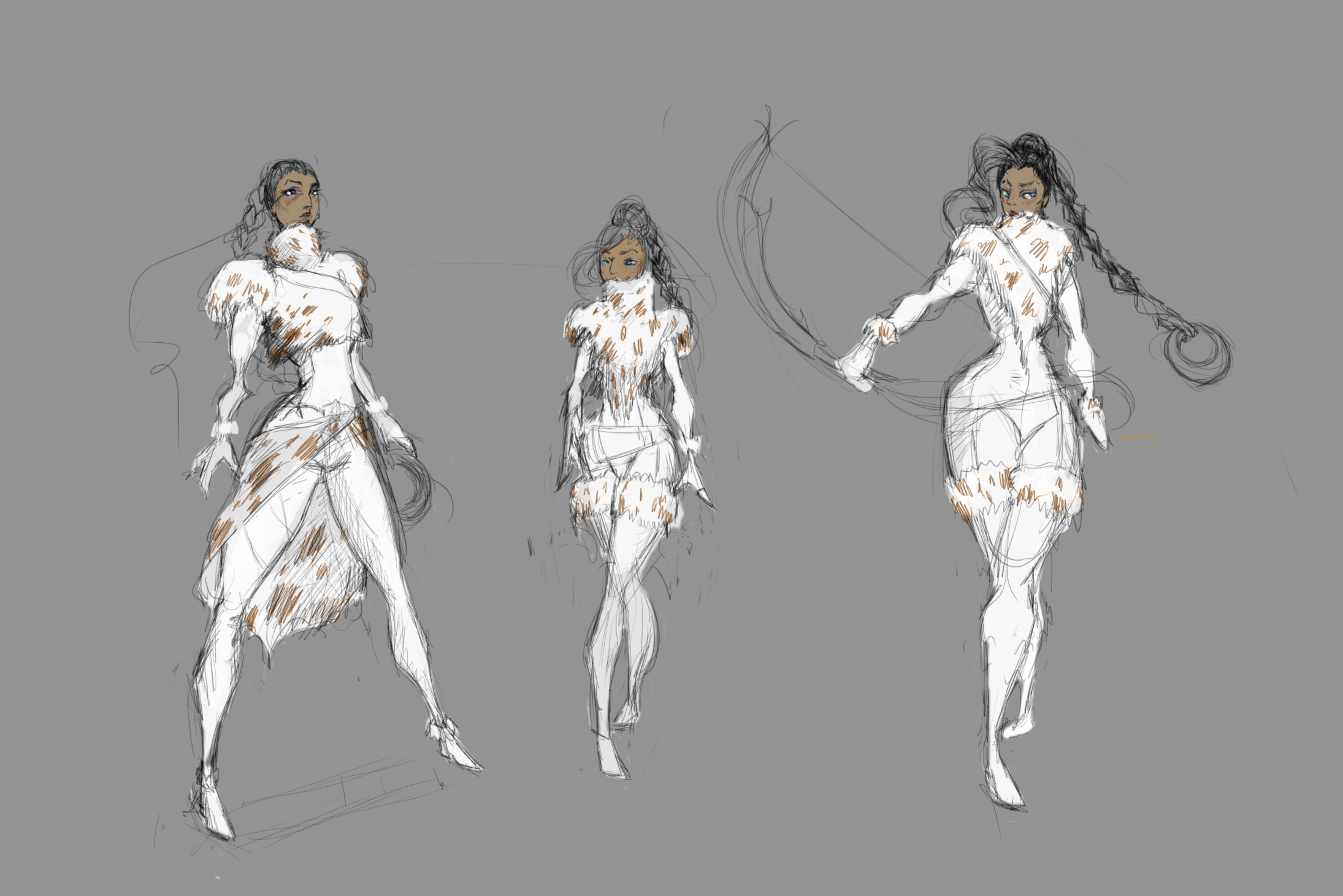  early sketches of artemis 